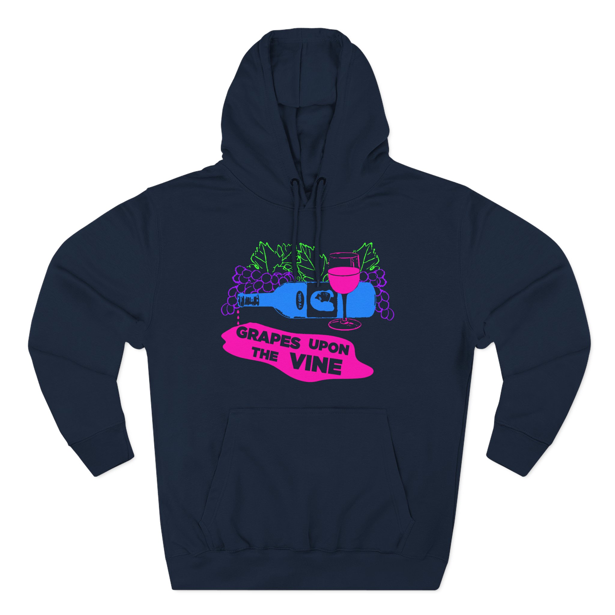 Tv Girl Spill Three-Panel Fleece Hoodie