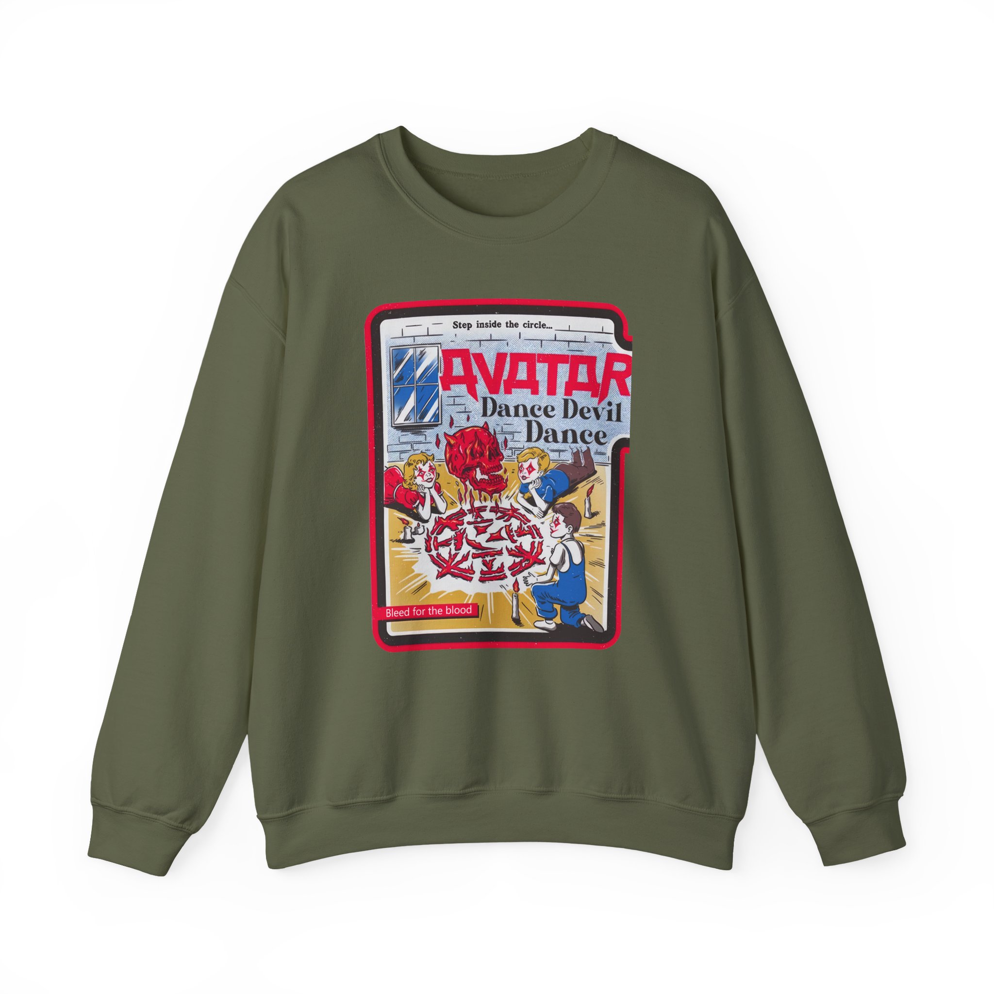 Avatar Band Ritual Ringer Unisex Heavy Blendâ„¢ Crewneck Sweatshirt