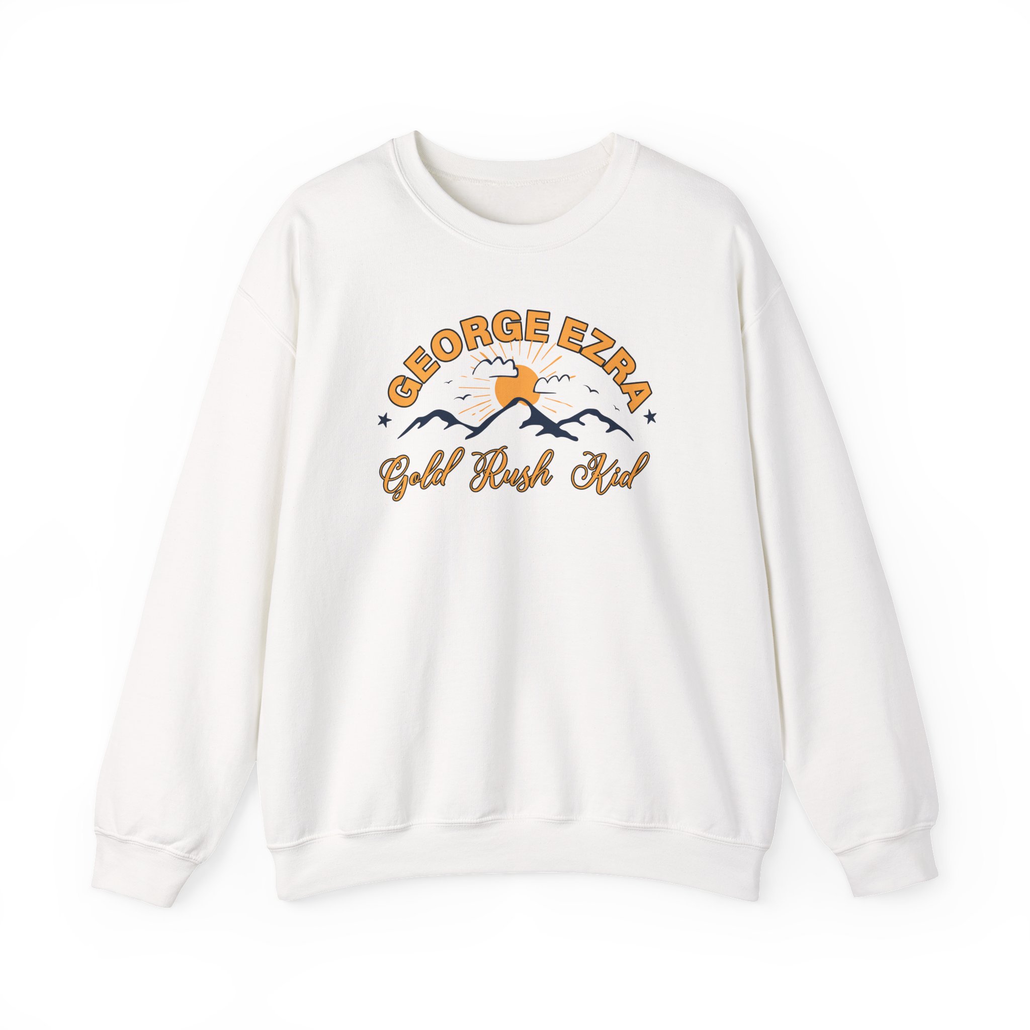 George Ezra Gold Rush Kid Mountains Unisex Heavy Blendâ„¢ Crewneck Sweatshirt