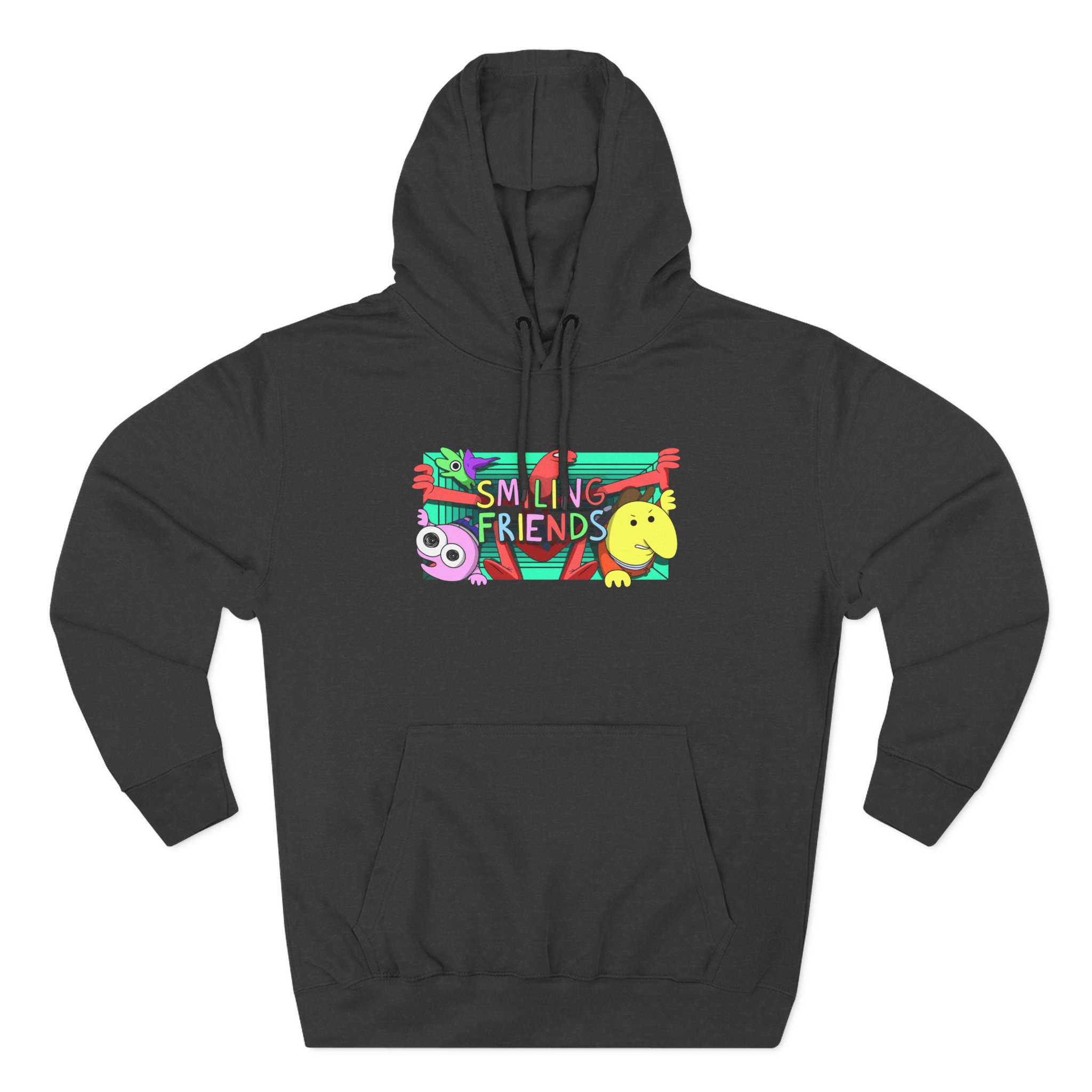 Smiling Friends Three-panel Fleece Hoodie