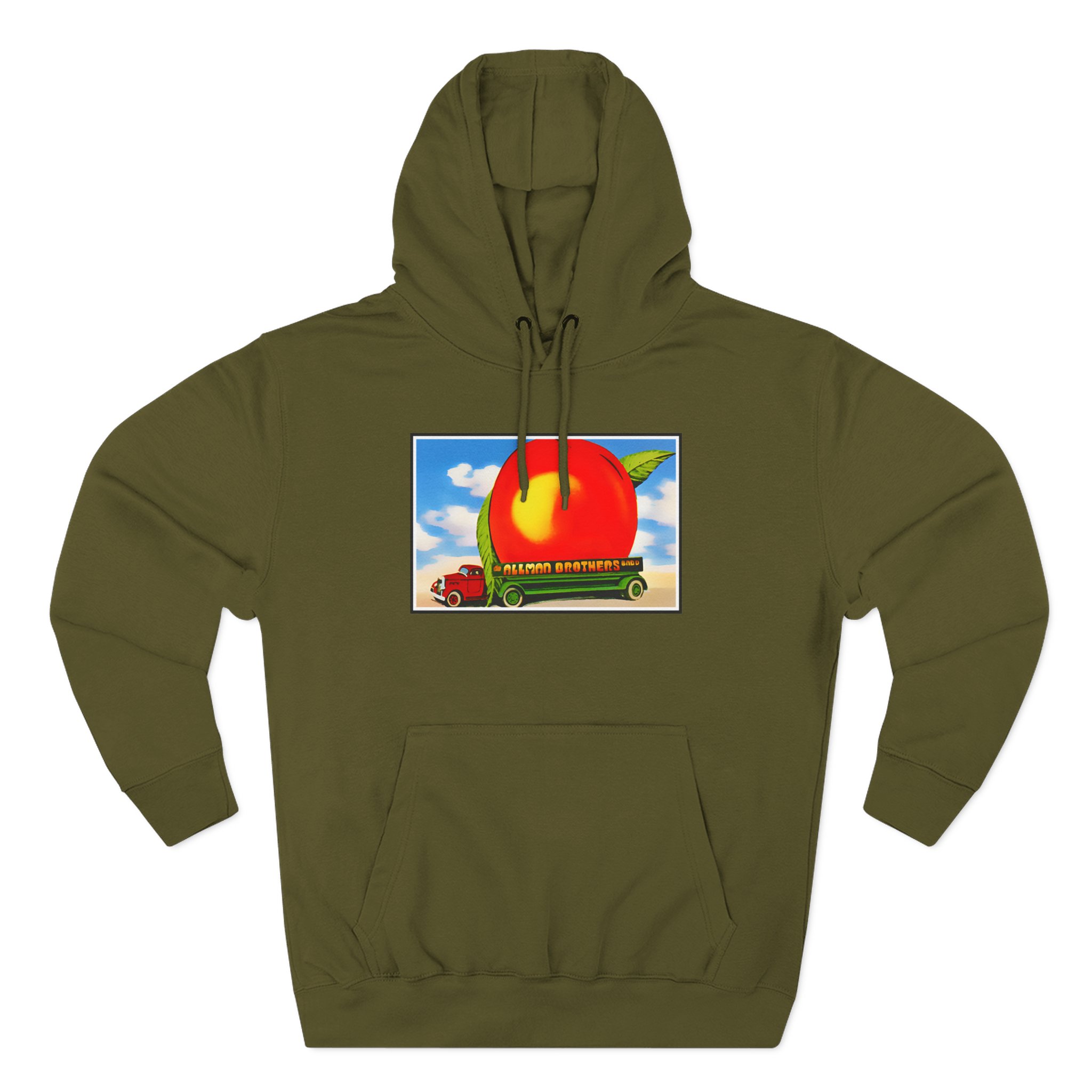 The Allman Brothers Eat a Peach Album Art Three-Panel Fleece Hoodie