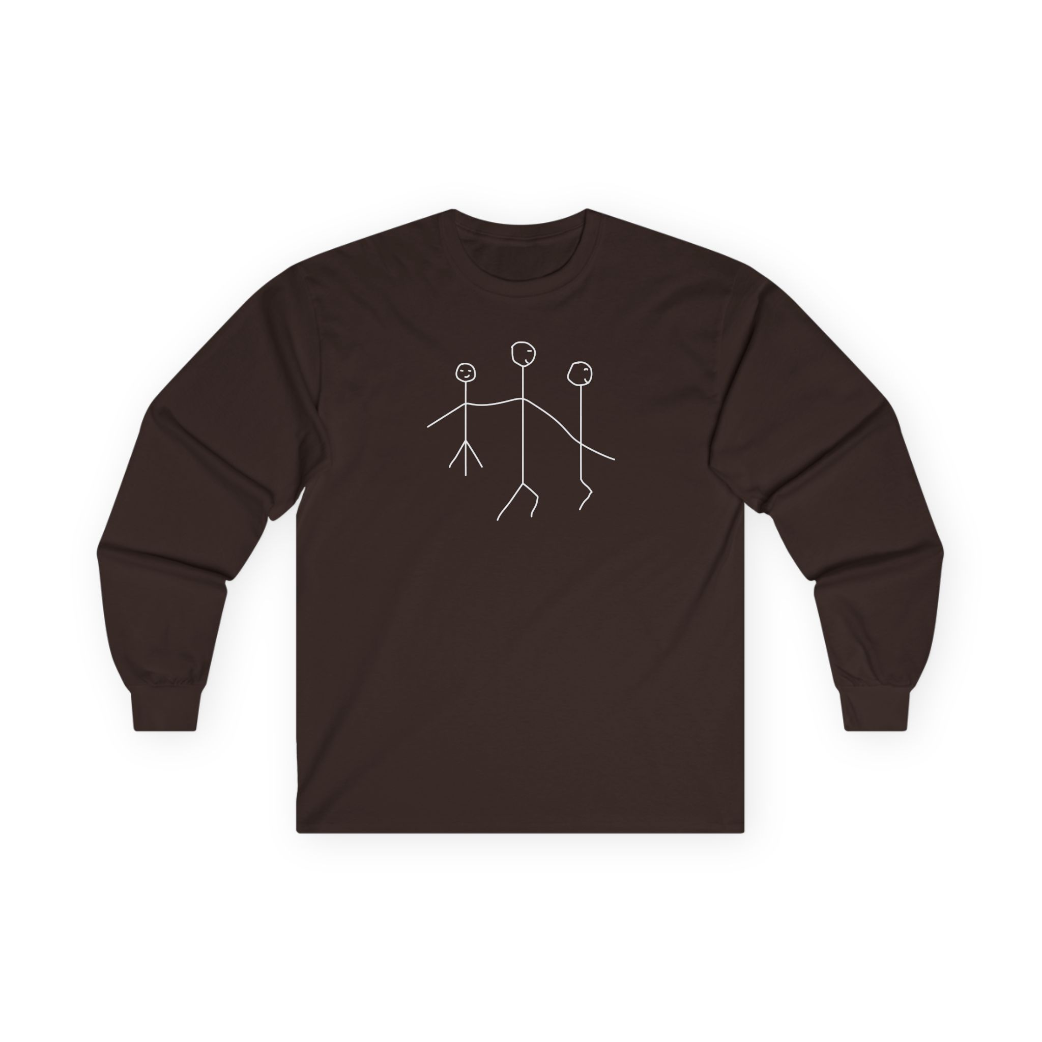 Leith Ross Stick Figures Unisex Ultra Cotton Long Sleeve Tee