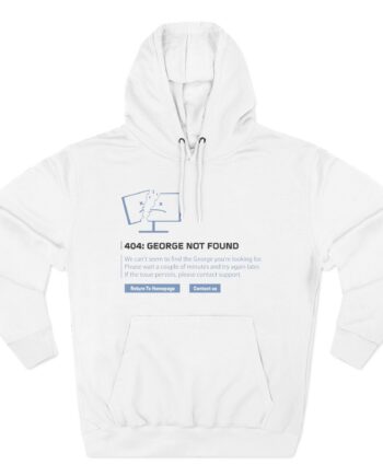 Georgenotfound 404 Three-Panel Fleece Hoodie