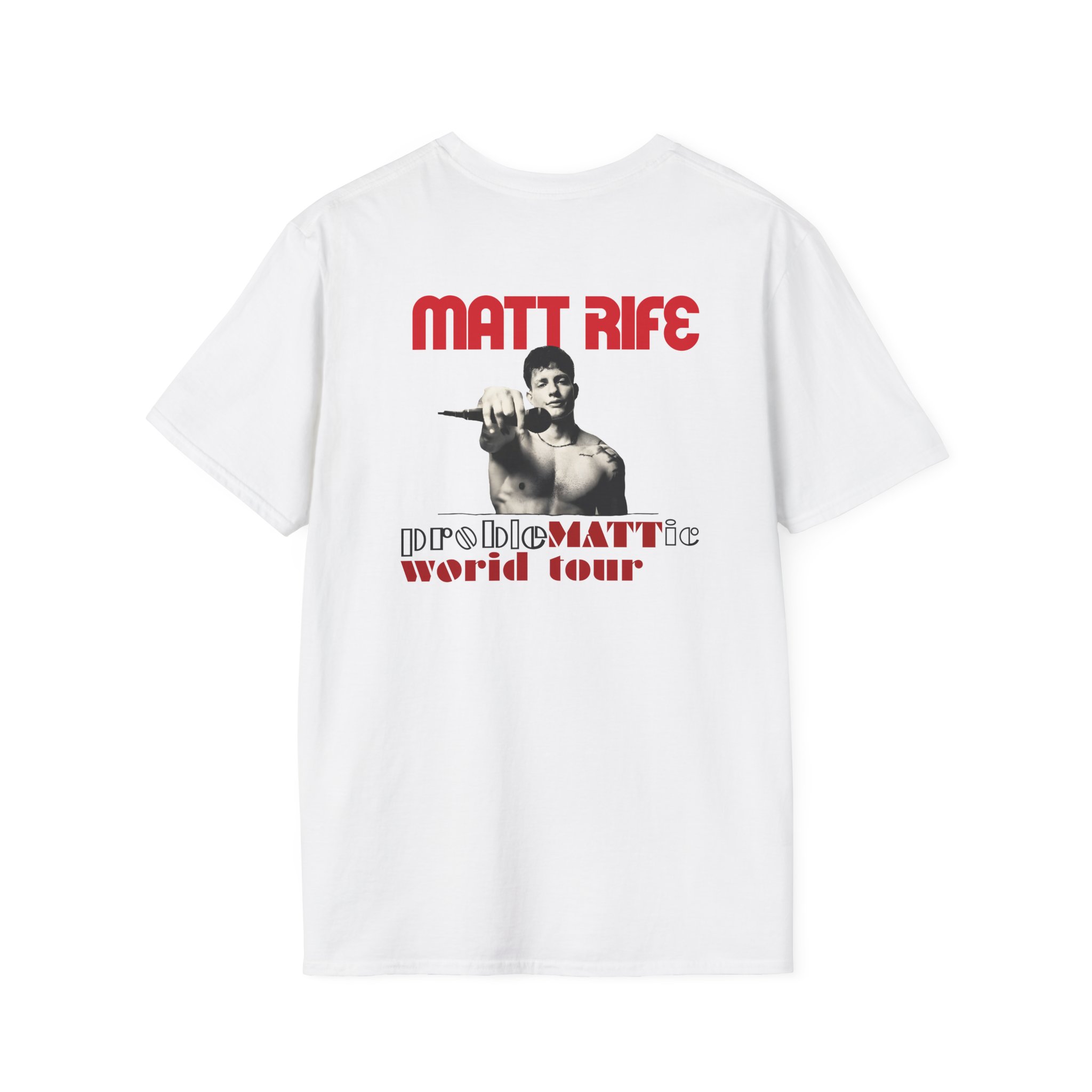 Matt Rife Problemattic Tour Pic Unisex Softstyle T-Shirt