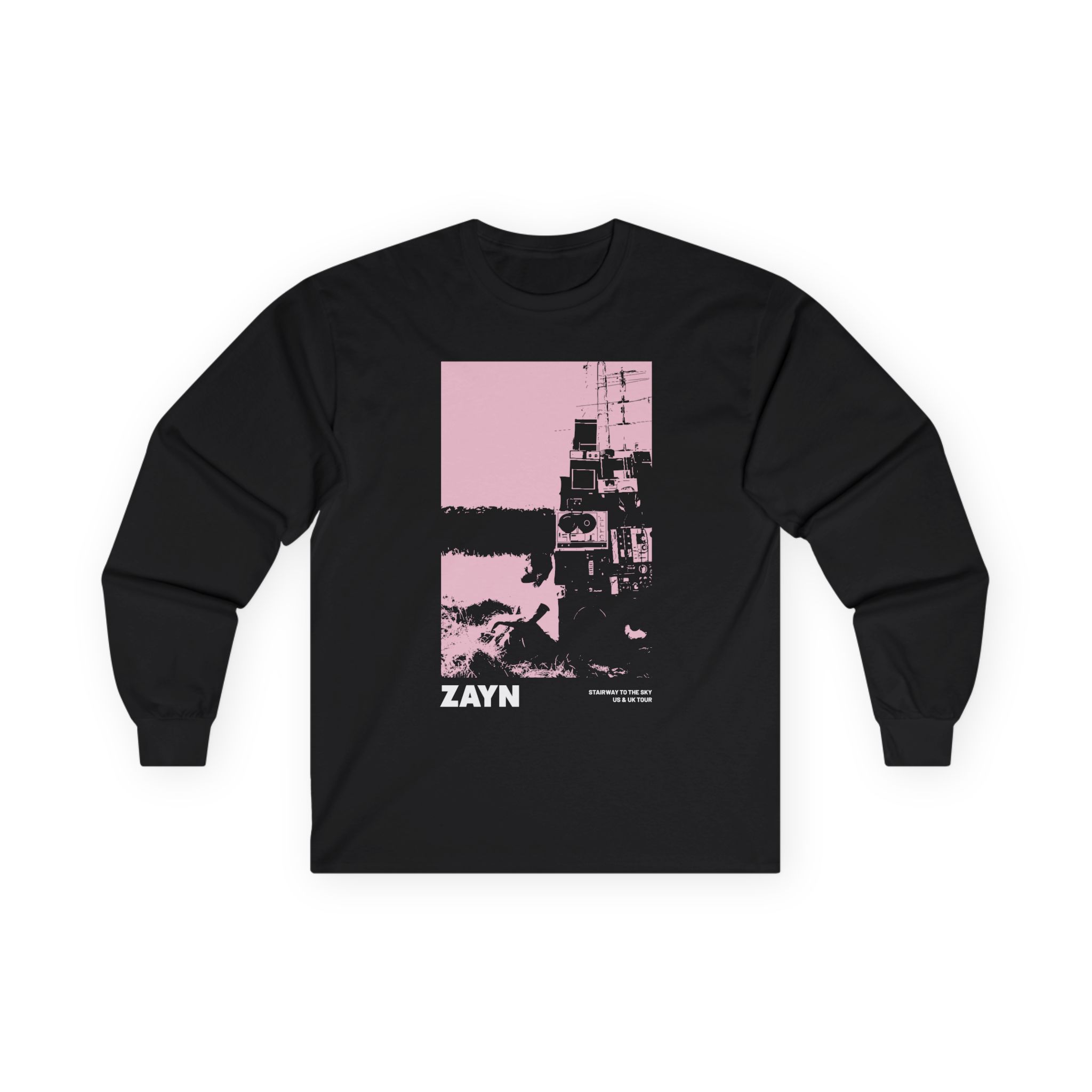 Zayn Malik Antenna Itin Faded Unisex Ultra Cotton Long Sleeve Tee