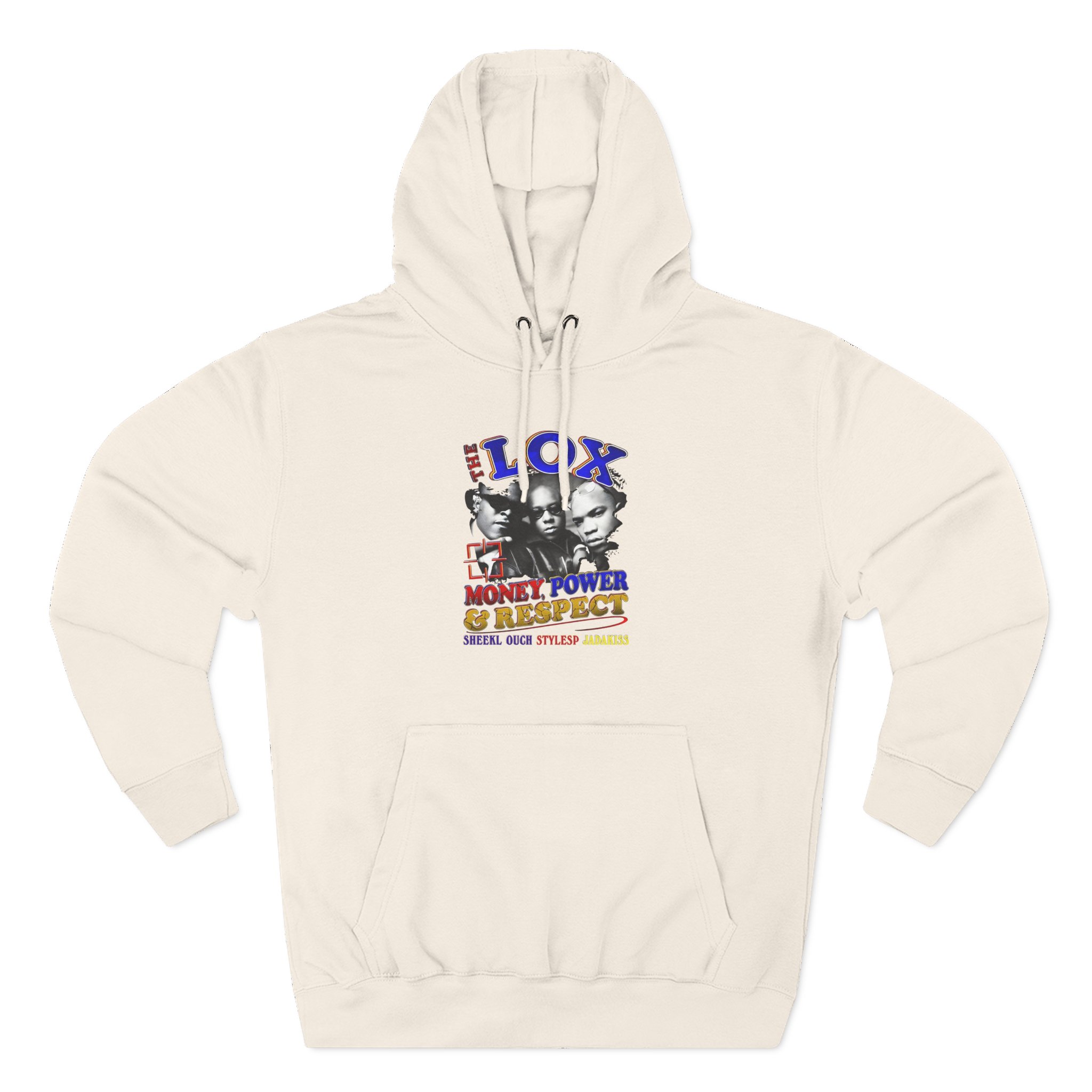 The Lox Money, Power & Respect Three-Panel Fleece Hoodie