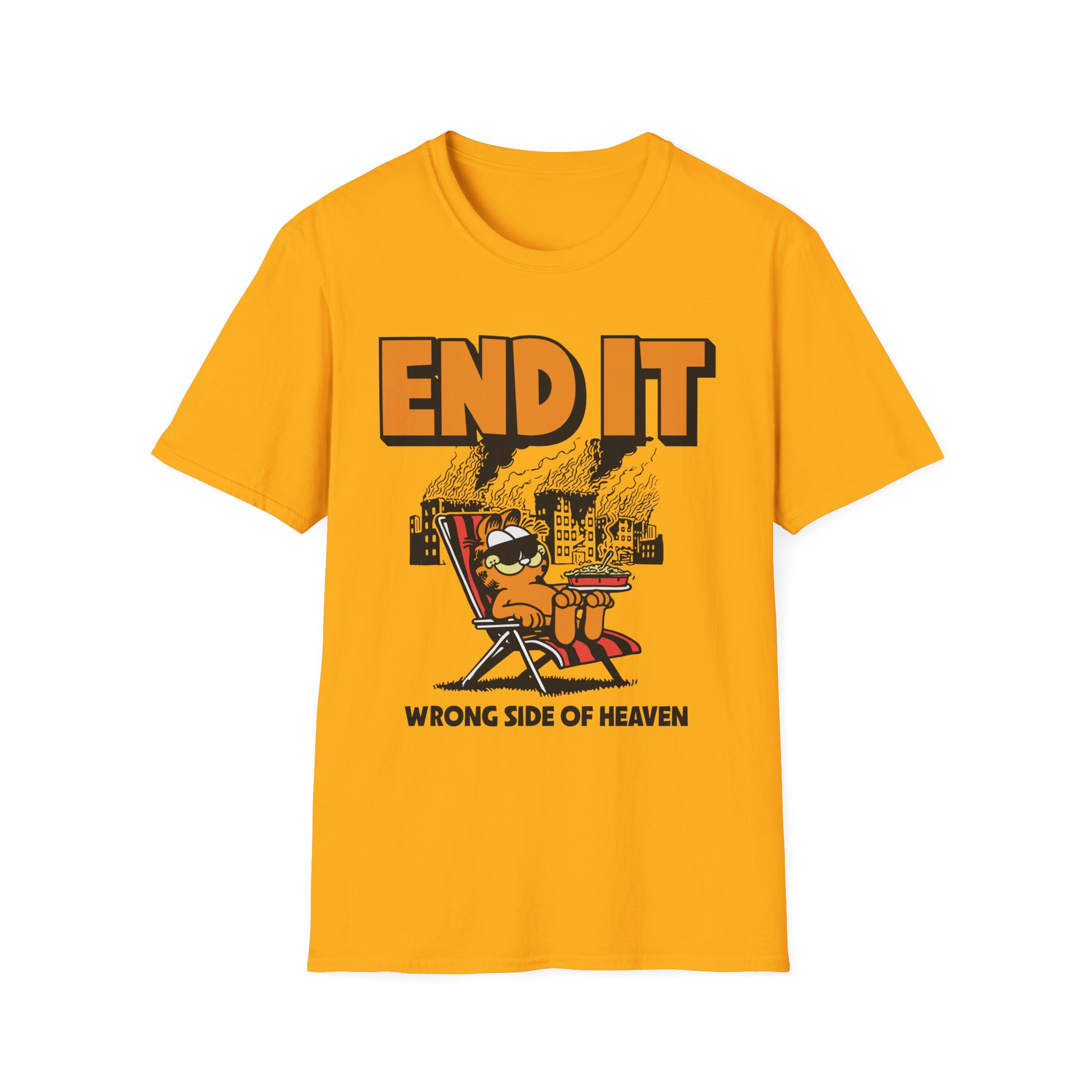 End It Garfield Unisex Softstyle T-Shirt