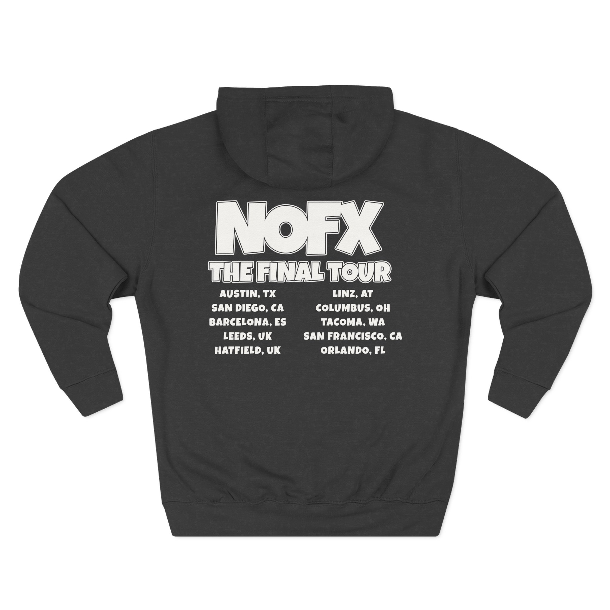 Nofx Lollipop Guy Three-Panel Fleece Hoodie