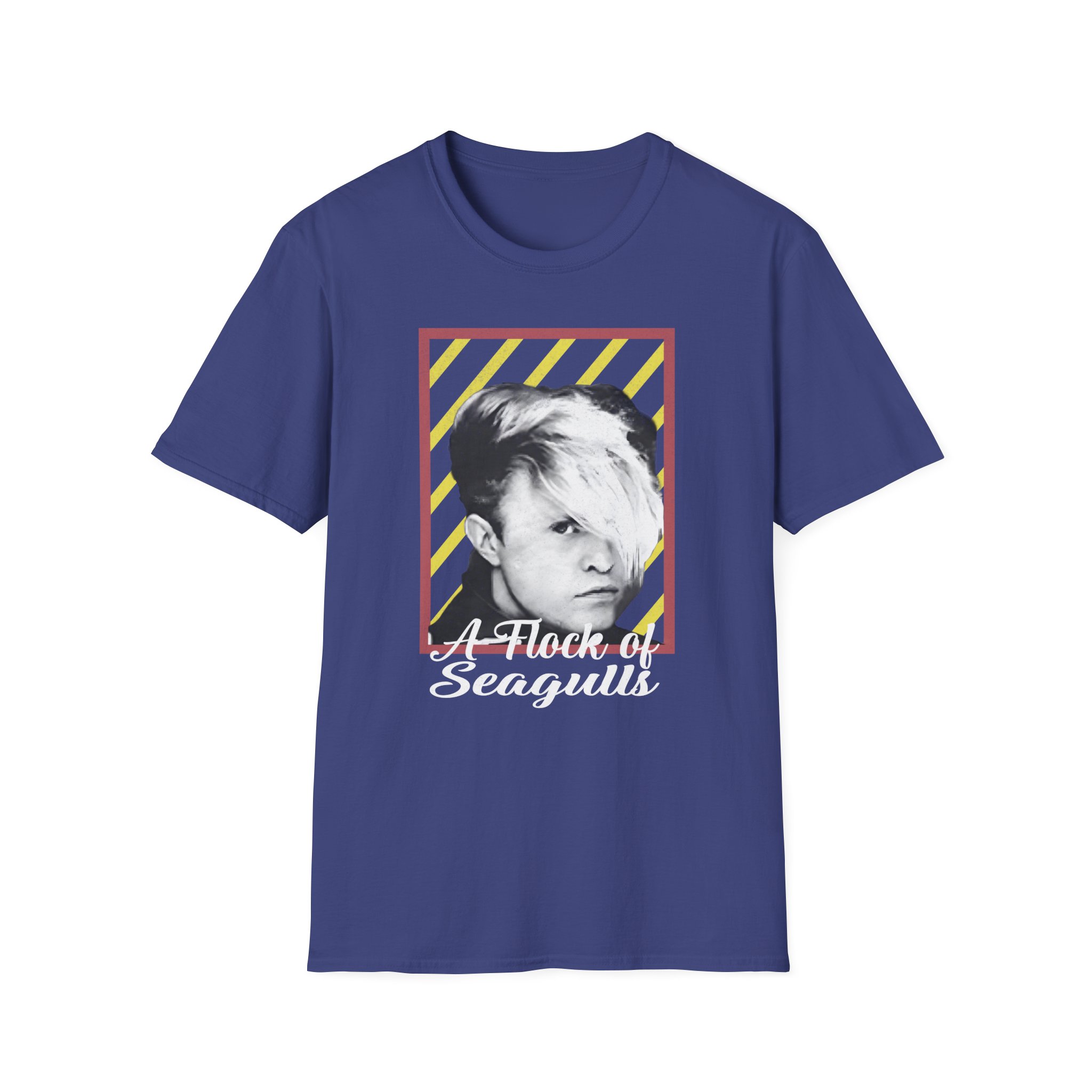 A Flock of Seagulls Neon Unisex Softstyle T-Shirt