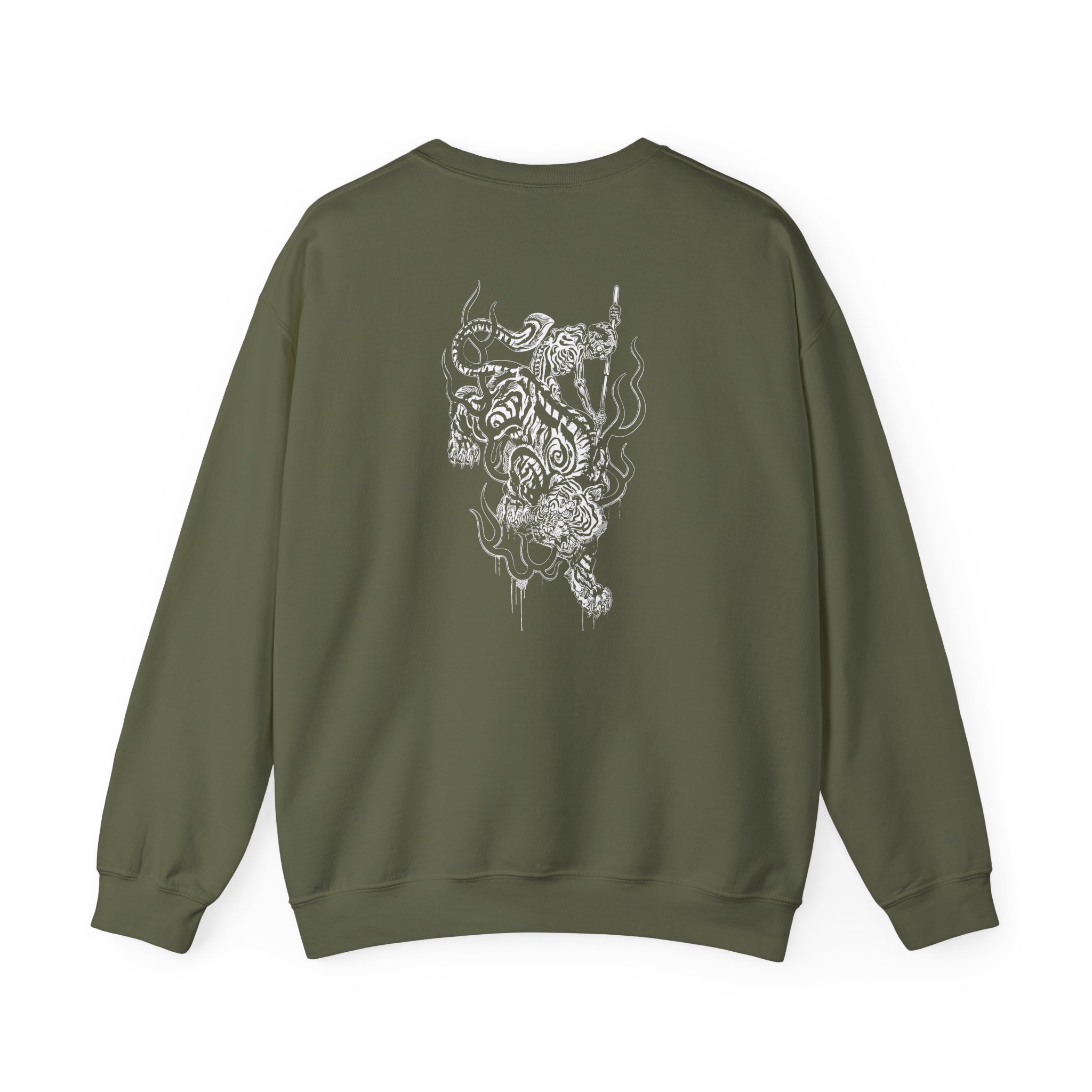 Malevolence Tiger Unisex Heavy Blend Crewneck Sweatshirt