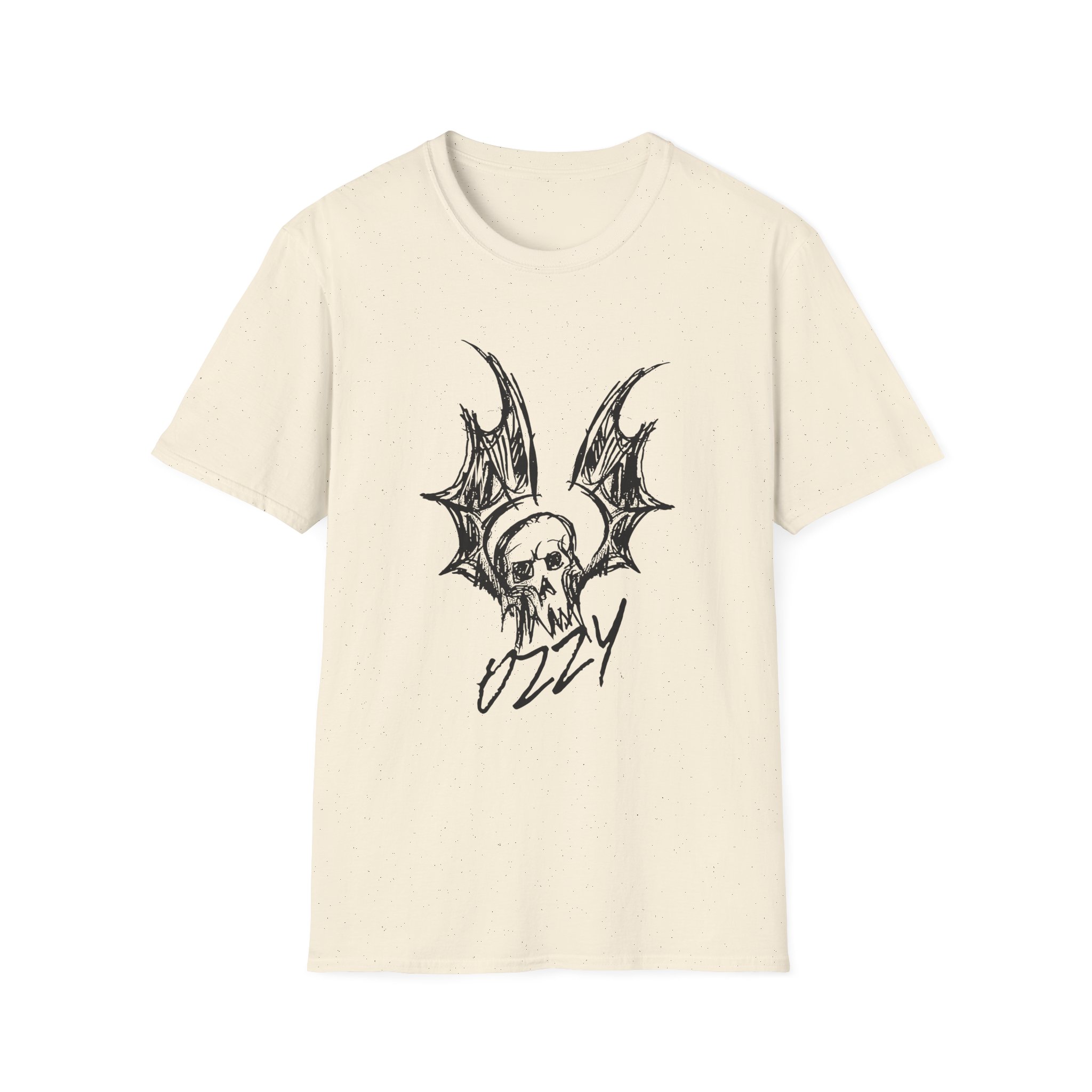 Ozzy Osbourne Bat Sketch Unisex Softstyle T-Shirt