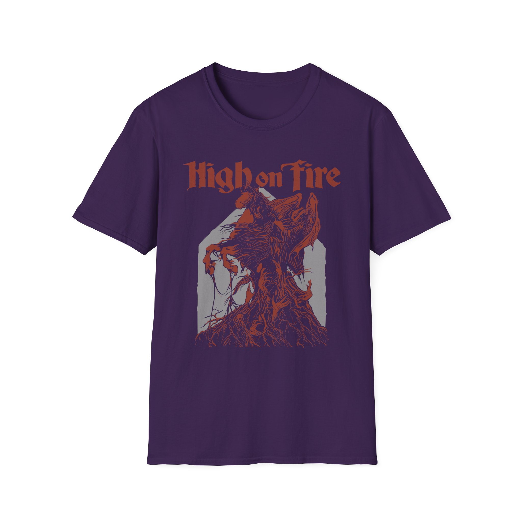 High on Fire Dark Horse Unisex Softstyle T-Shirt