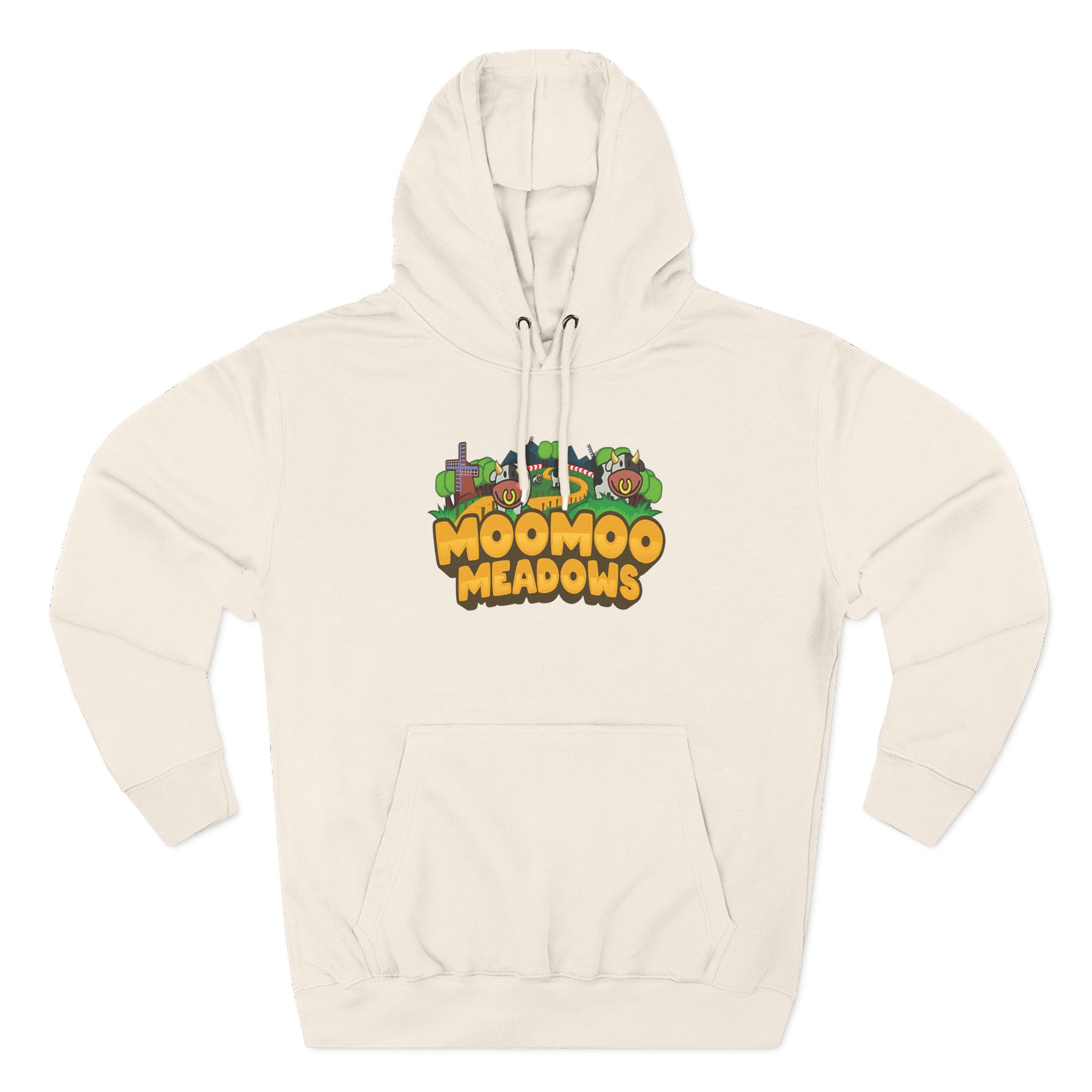Georgenotfound Moo Moo Meadows Three-Panel Fleece Hoodie