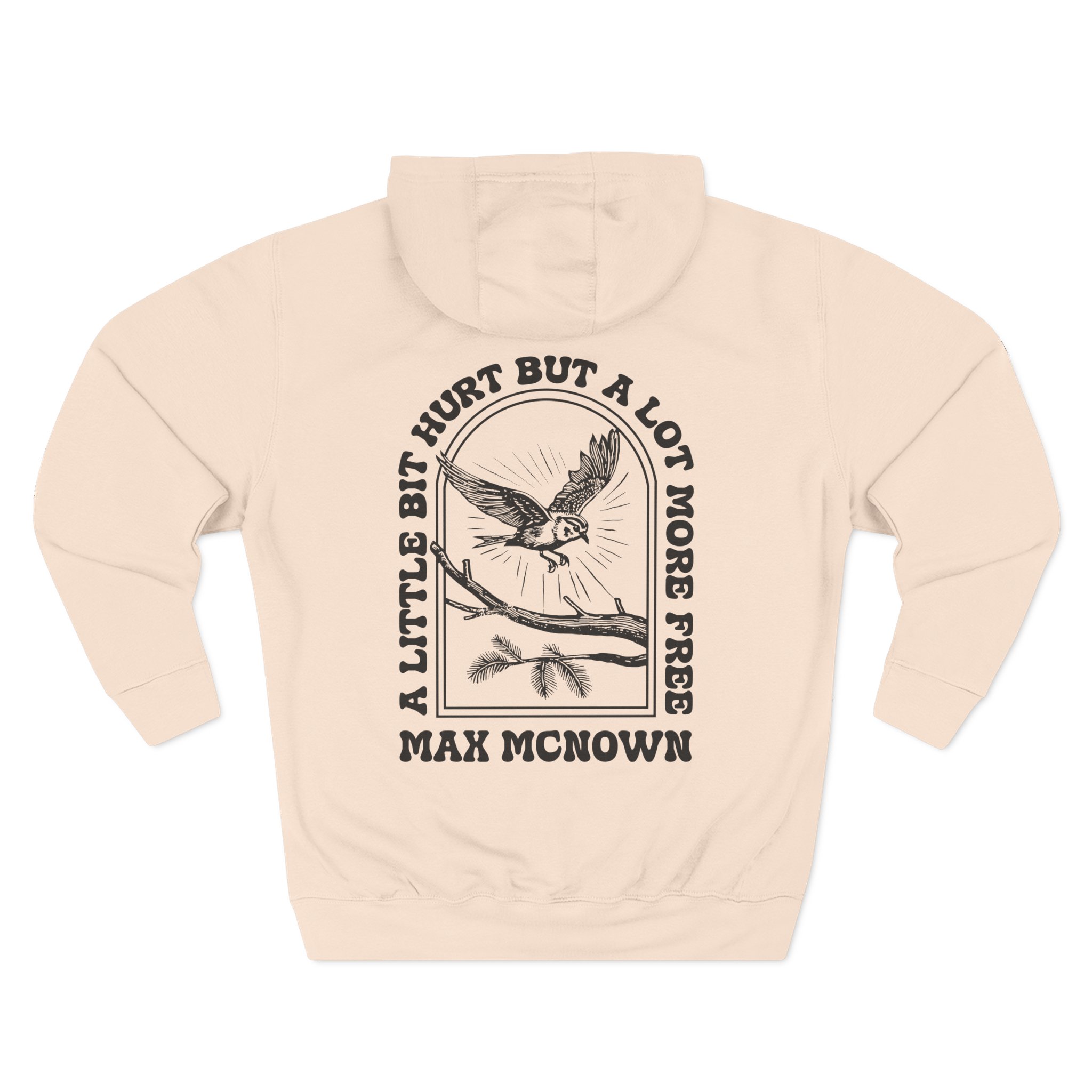 Max Mcnown a Lot More Free Three-Panel Fleece Hoodie