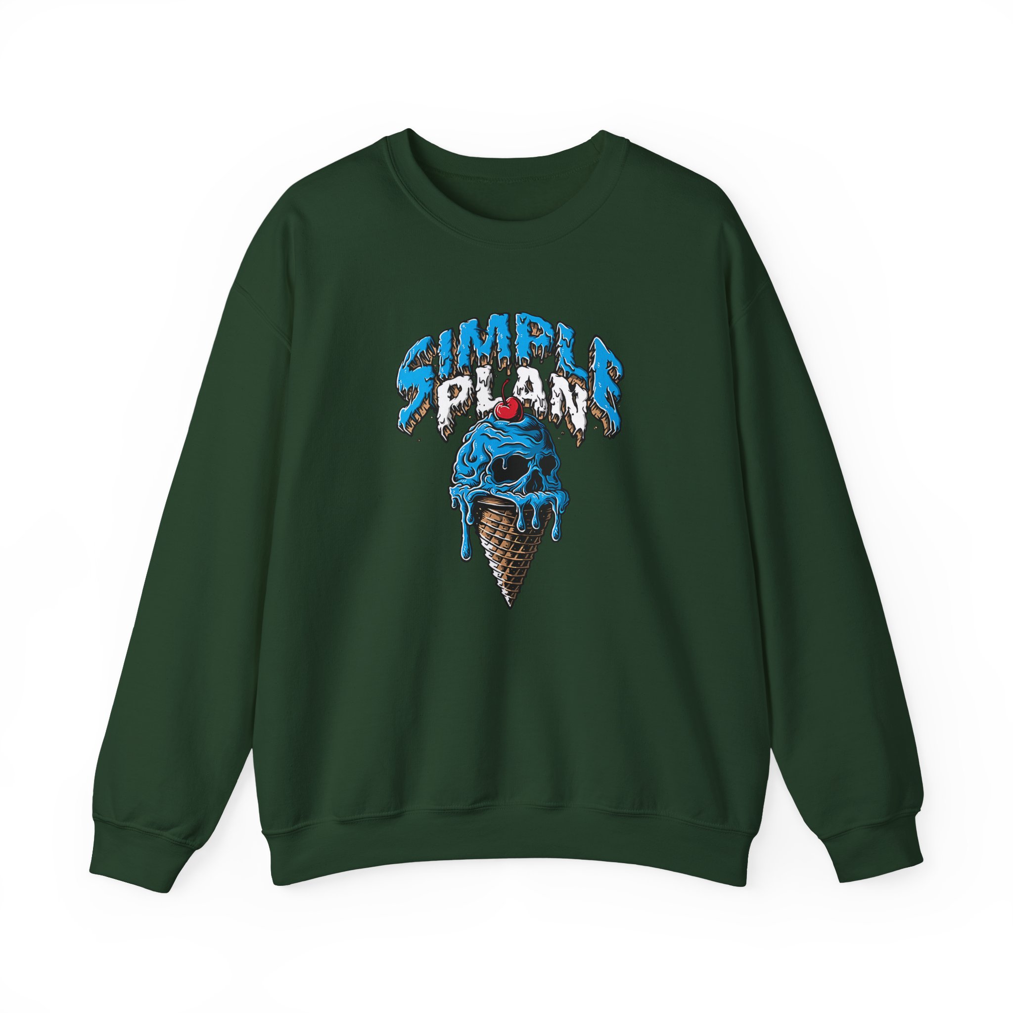Simple Plan Ice Cream Unisex Heavy Blendâ„¢ Crewneck Sweatshirt