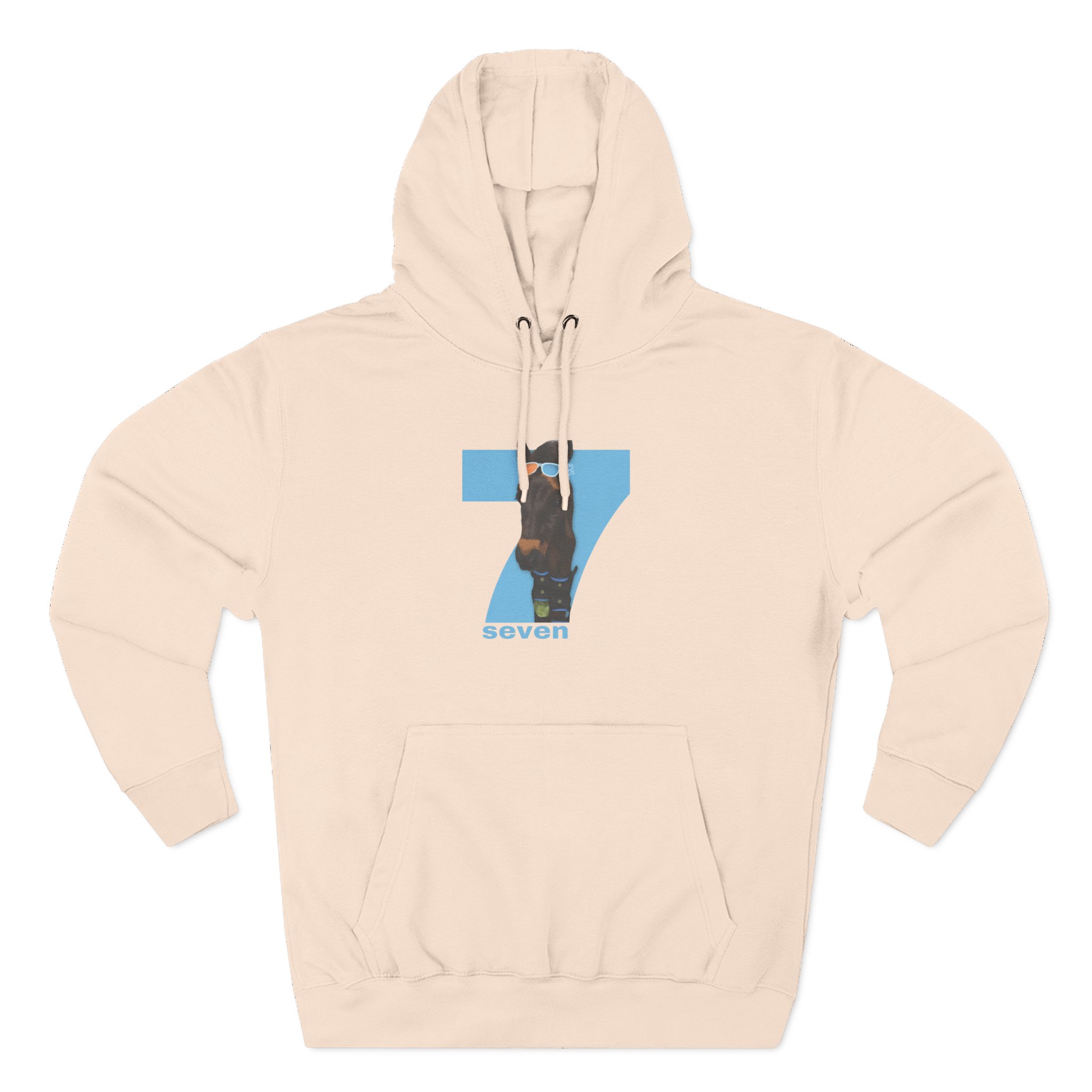 Katie Van Slyke Shady Seven Three-Panel Fleece Hoodie