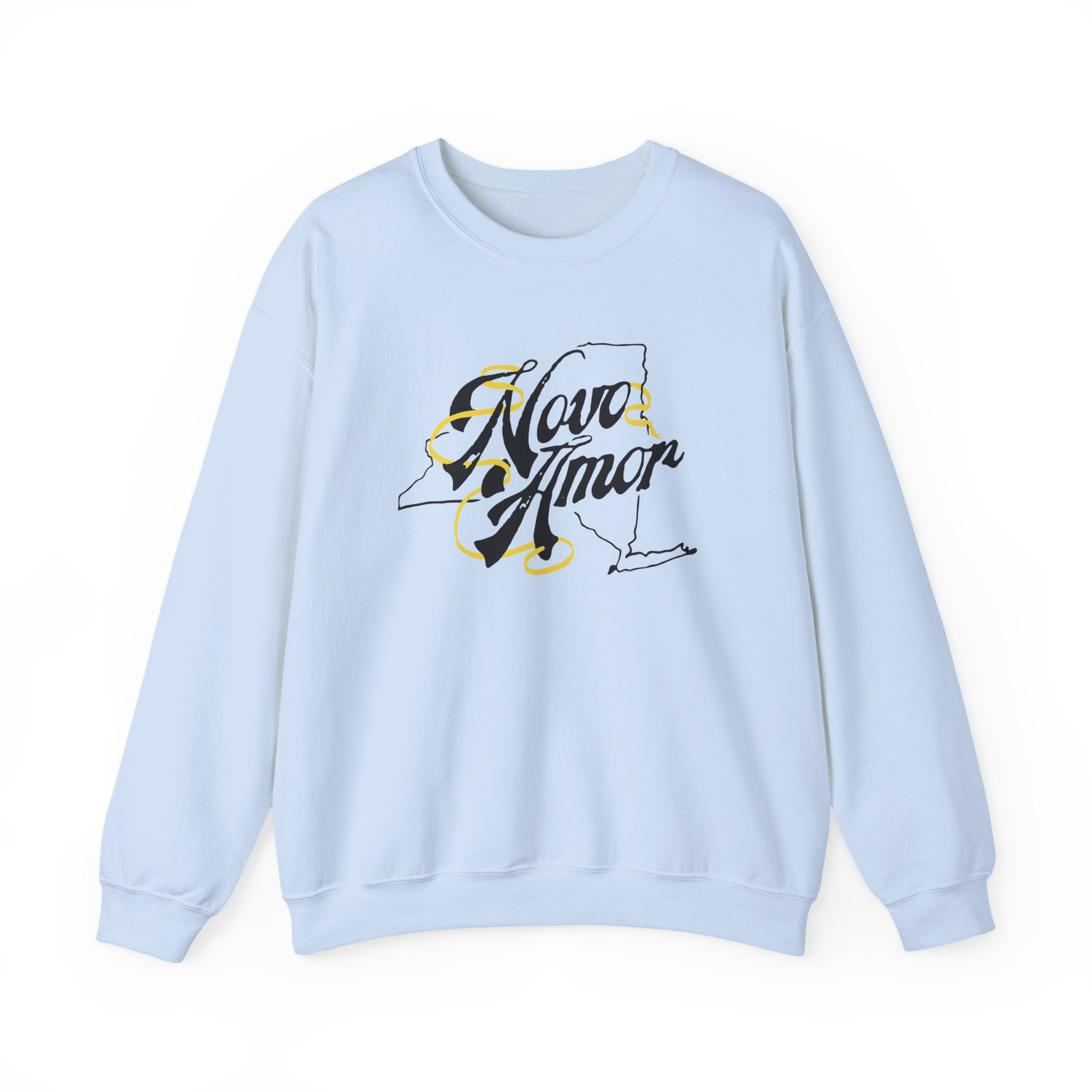 Novo Amor Ny Ribbon Unisex Heavy Blendâ„¢ Crewneck Sweatshirt