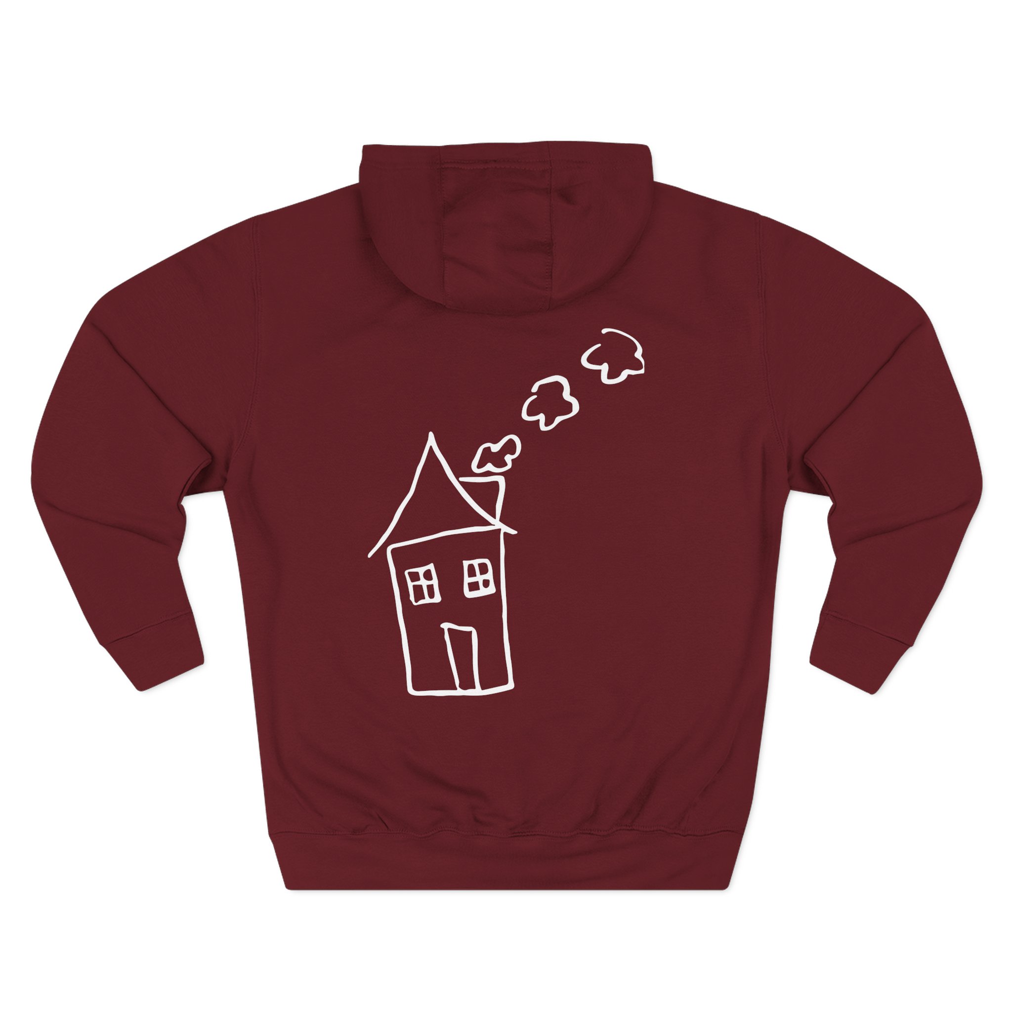 Aitch Pocket Logo Three-Panel Fleece Hoodie