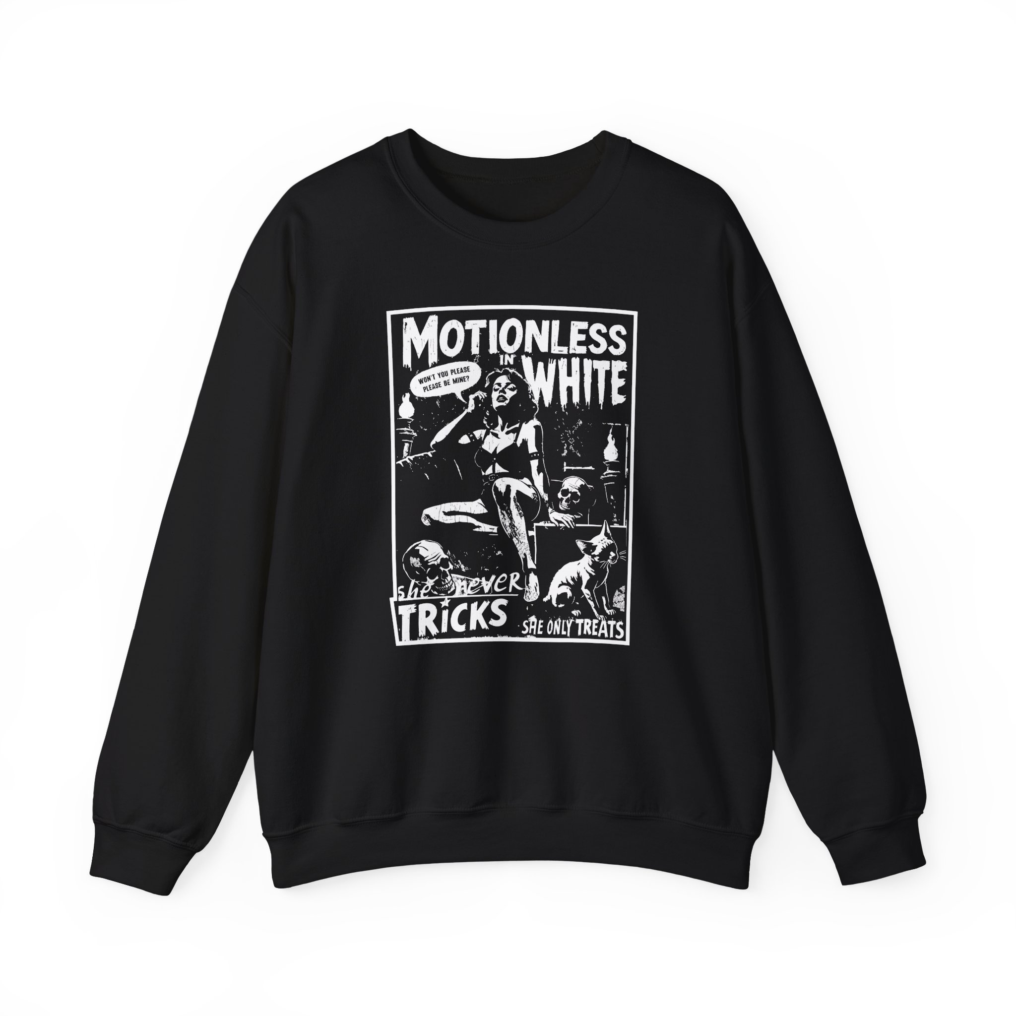 Motionless in White Tricks and Treats Unisex Heavy Blendâ„¢ Crewneck Sweatshirt