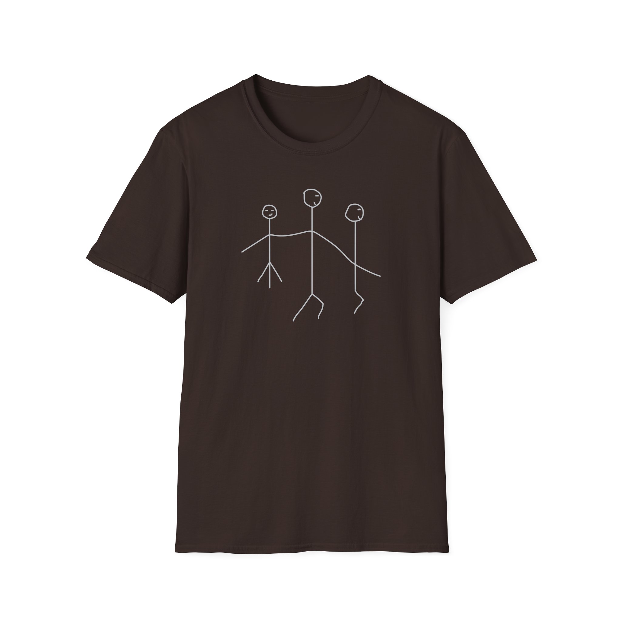 Leith Ross Stick Figures Unisex Softstyle T-Shirt