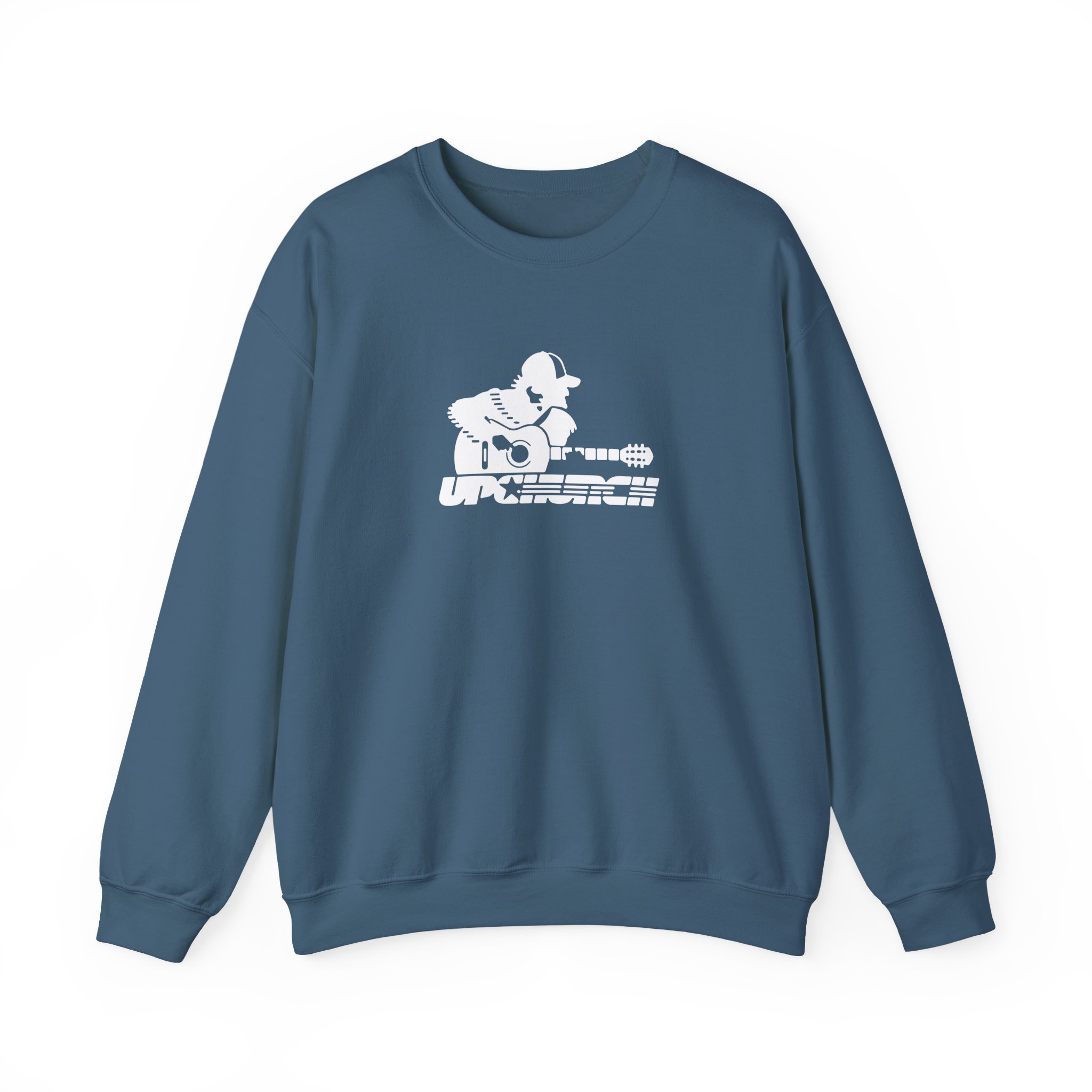 Upchurch Maroon Logo Unisex Heavy Blendâ„¢ Crewneck Sweatshirt