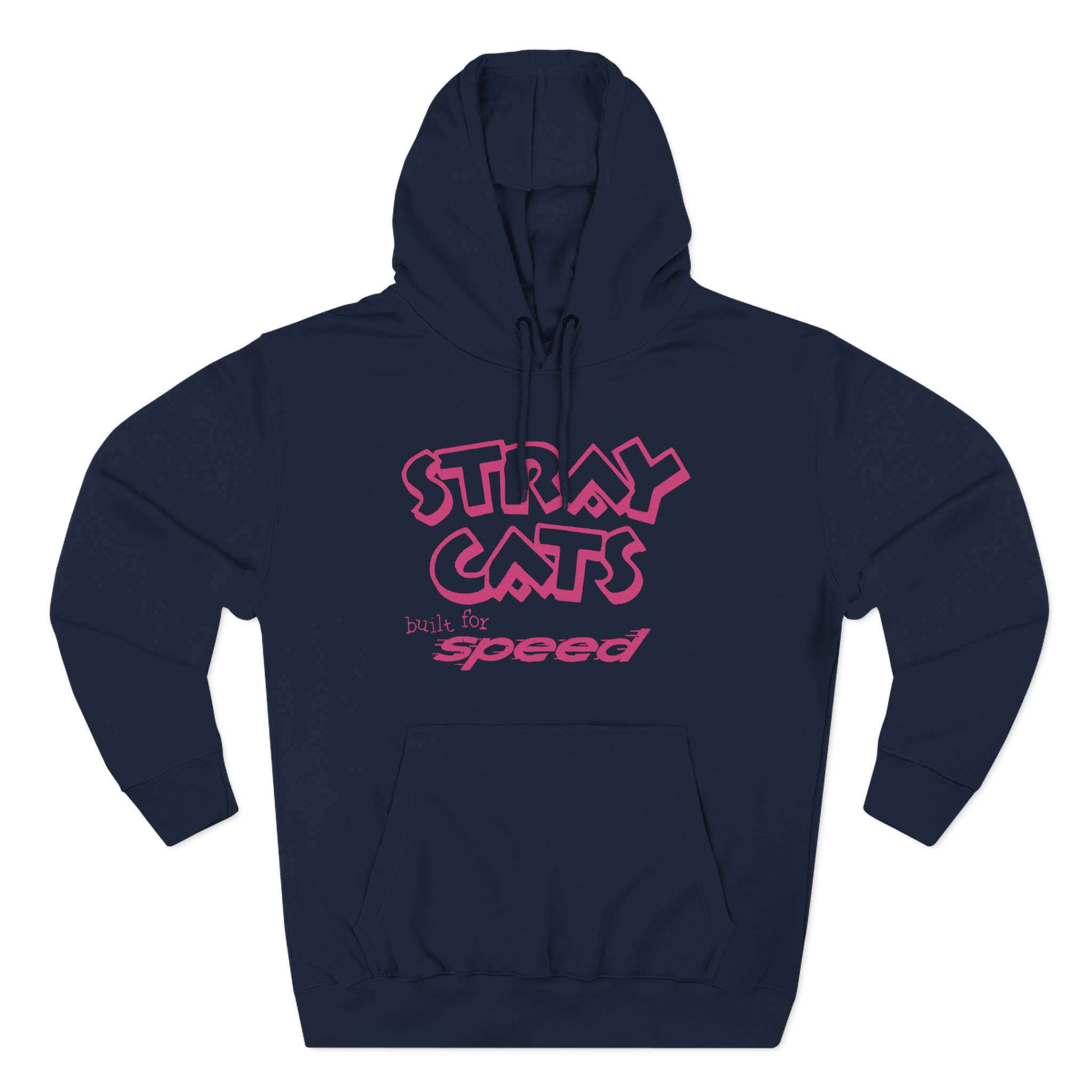 Stray Cats Built for Speed Three-Panel Fleece Hoodie