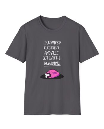 Among Us  Not Quite Survived Electrical Unisex Softstyle T-Shirt