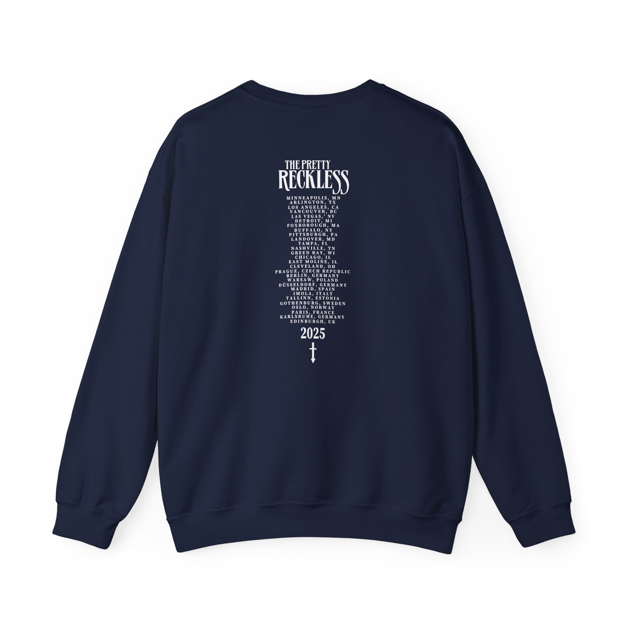 The Pretty Reckless 2025 Tour Unisex Heavy Blend Crewneck Sweatshirt