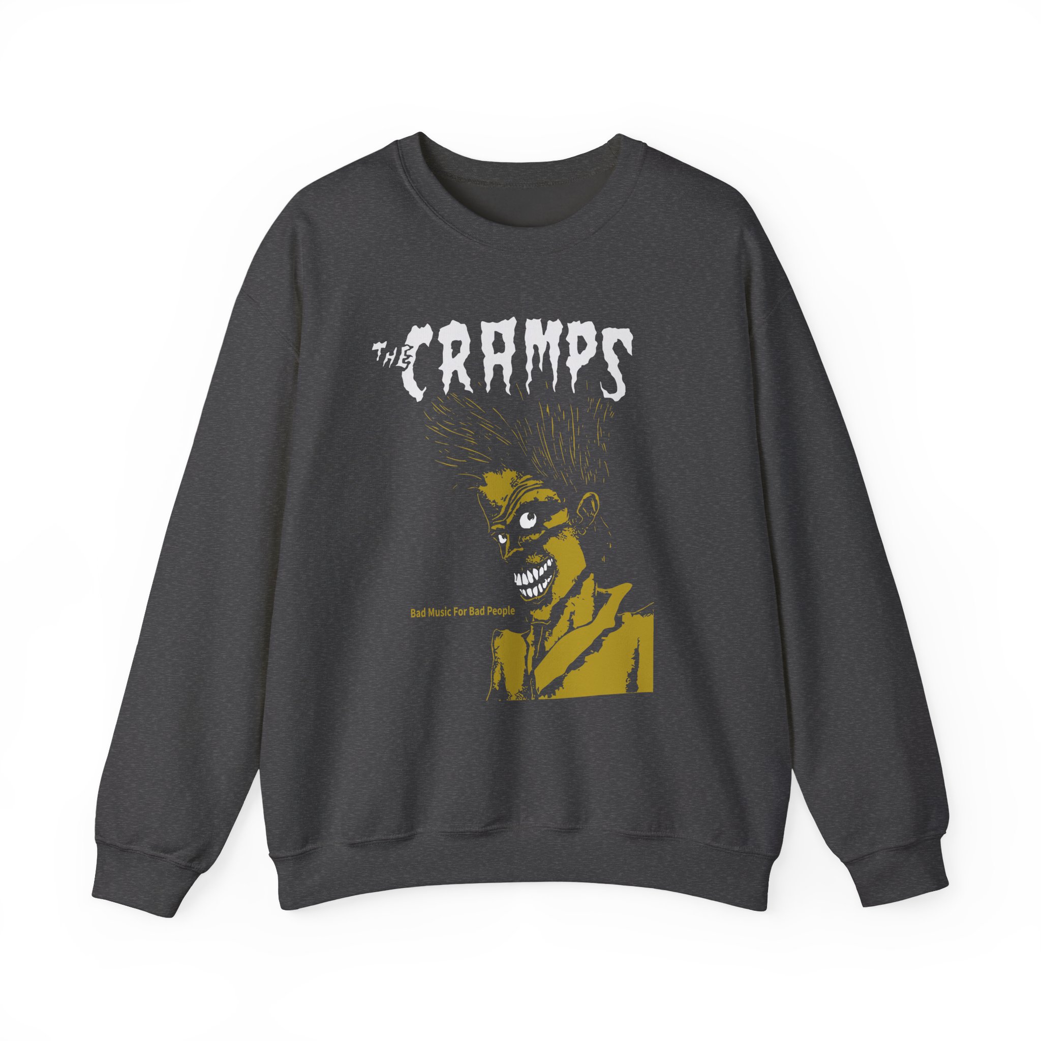The Cramps Bad Music for Bad People Unisex Heavy Blendâ„¢ Crewneck Sweatshirt