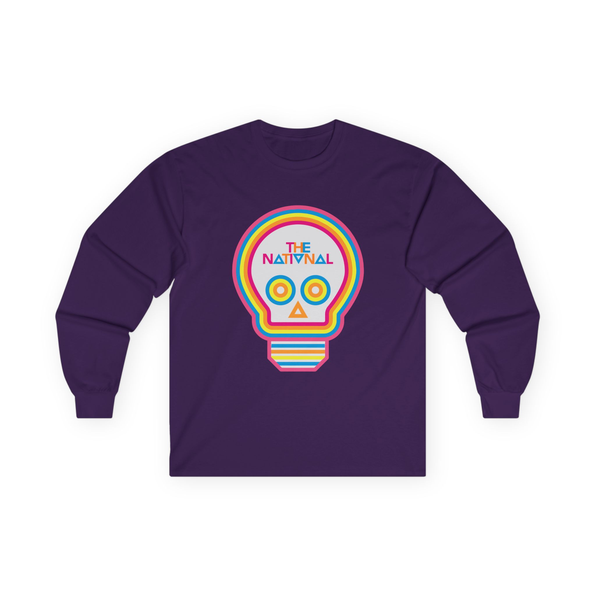 The National Lightbulb Skull Unisex Ultra Cotton Long Sleeve Tee