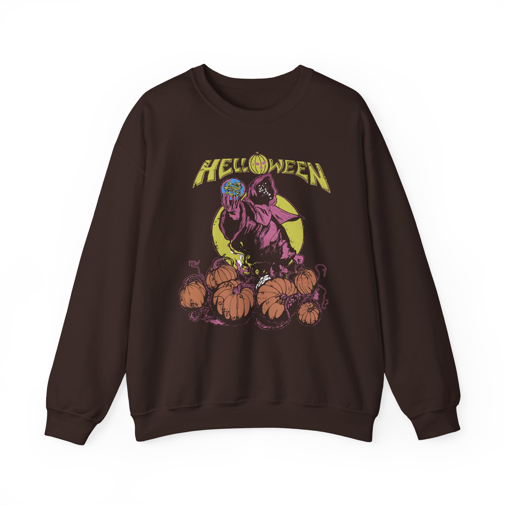 Helloween Pumpkin Garden Unisex Heavy Blendâ„¢ Crewneck Sweatshirt