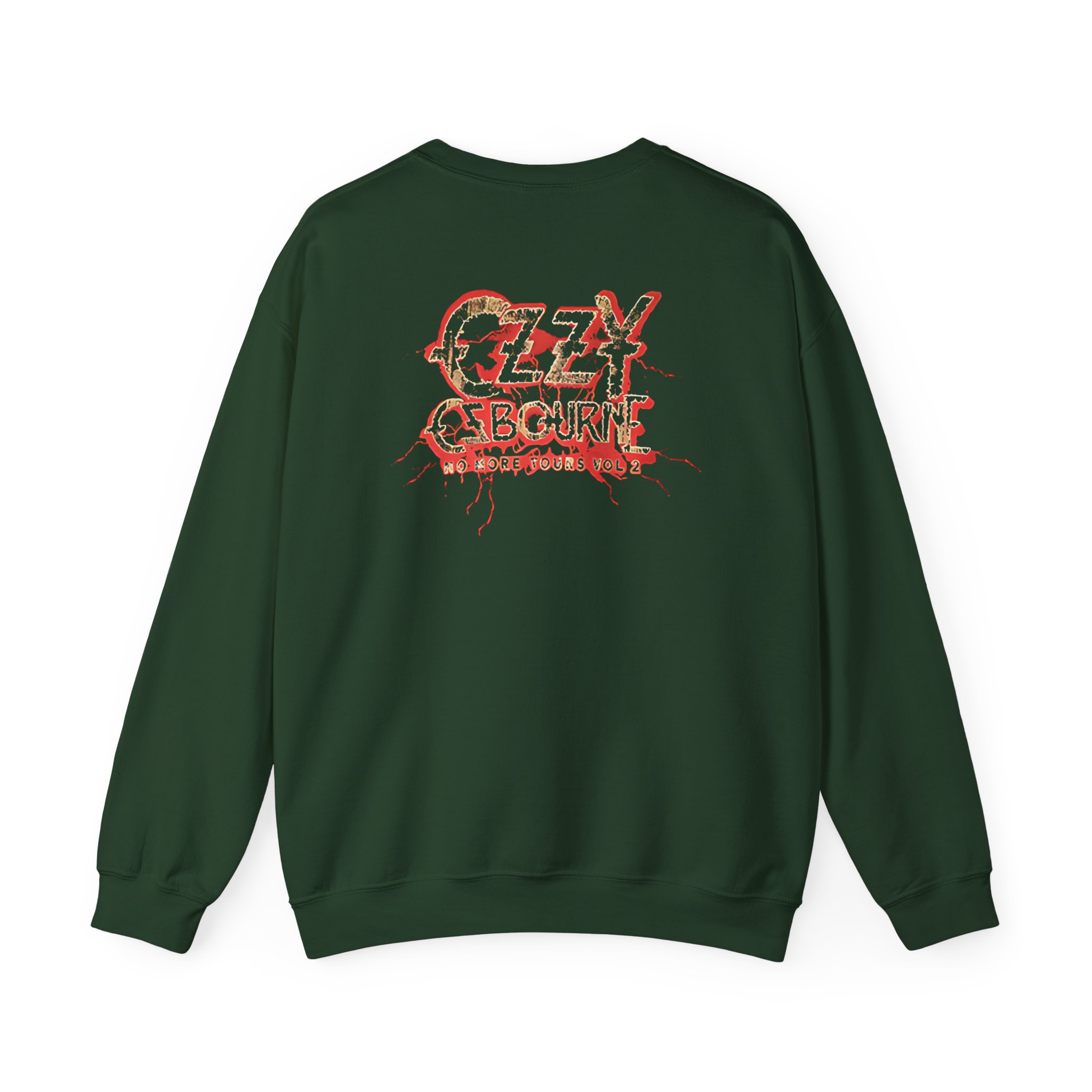 Ozzy Osbourne Red Lightning Tourback Unisex Heavy Blendâ„¢ Crewneck Sweatshirt