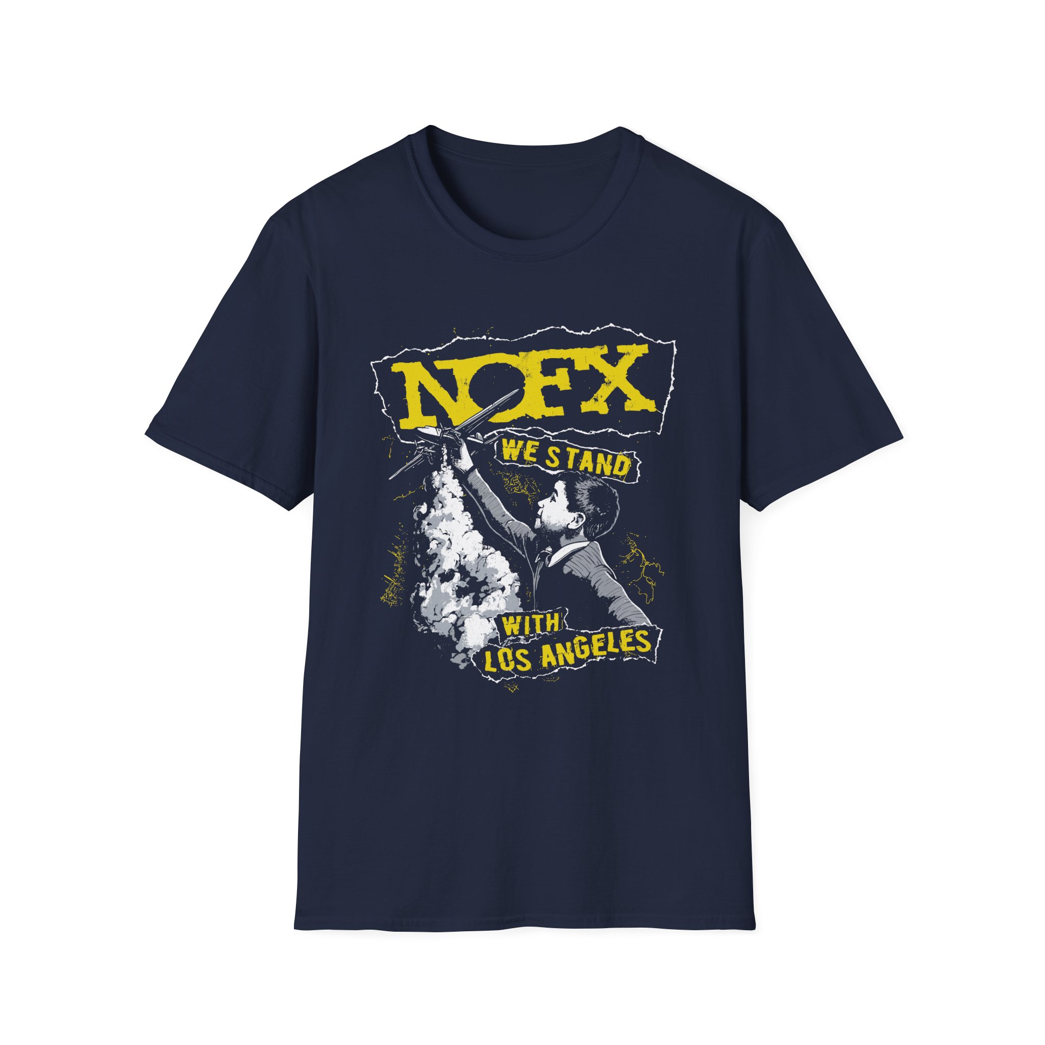 Nofx Fire Relief Unisex Softstyle T-Shirt
