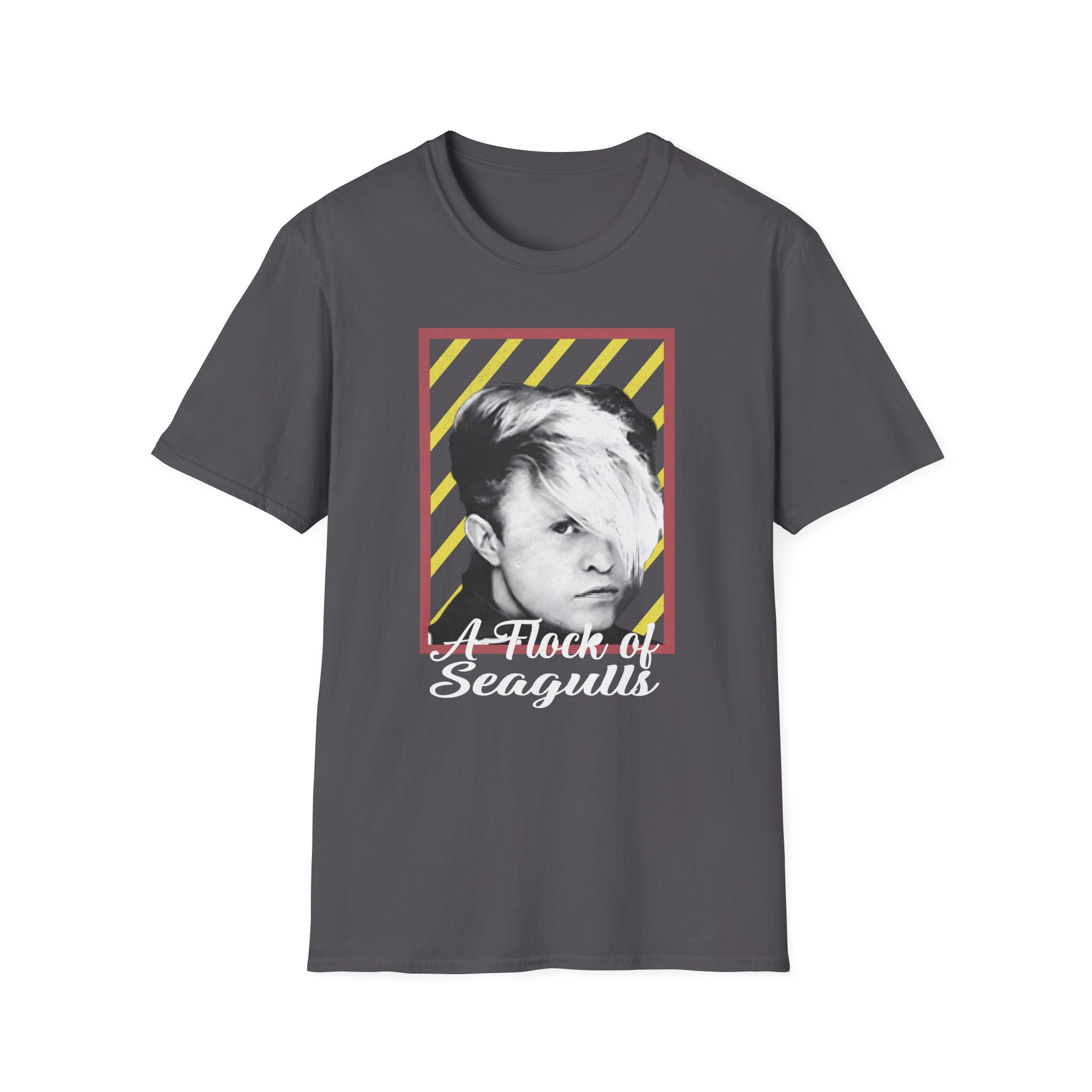 A Flock of Seagulls Neon Unisex Softstyle T-Shirt