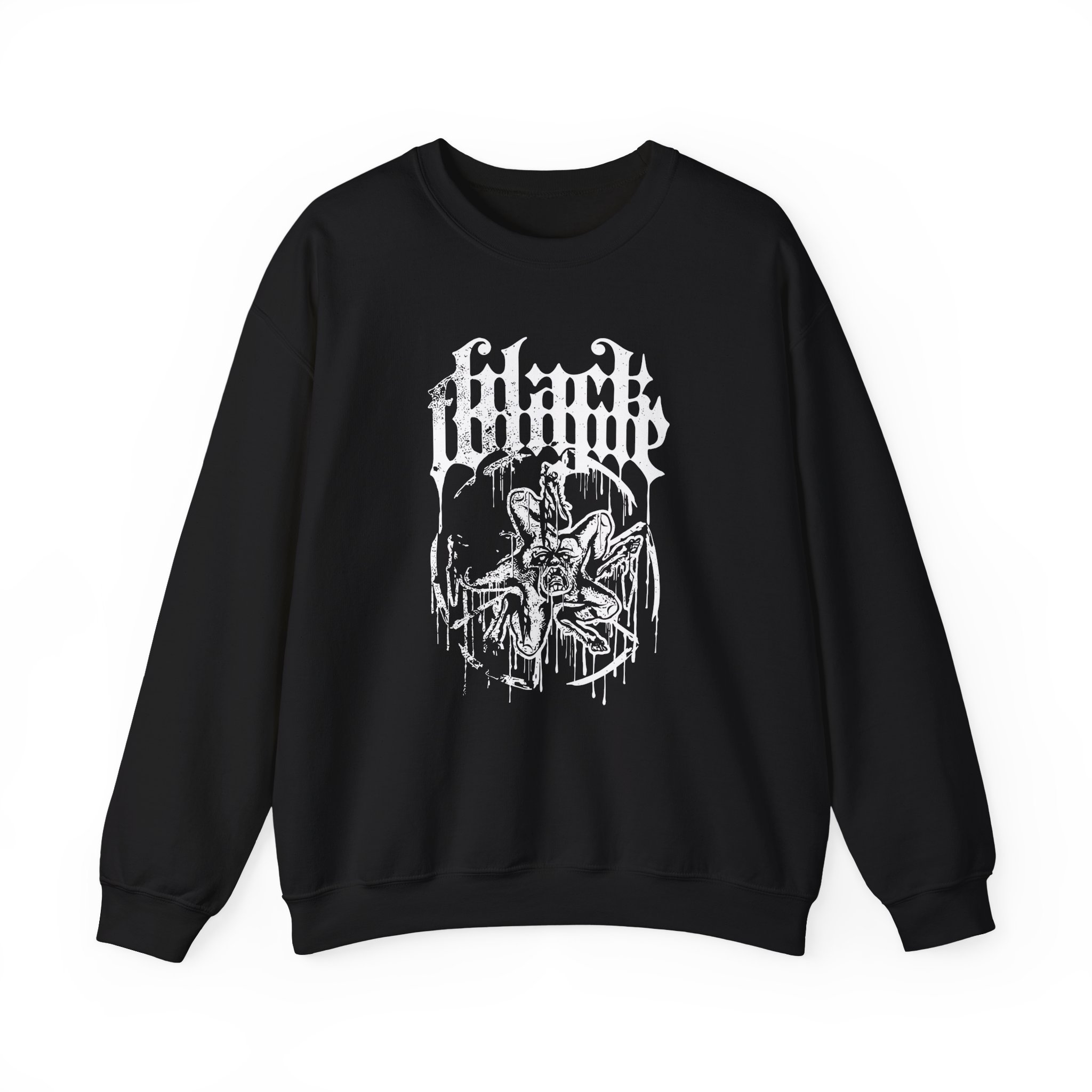 Black Tongue Hot Wheels Unisex Heavy Blendâ„¢ Crewneck Sweatshirt