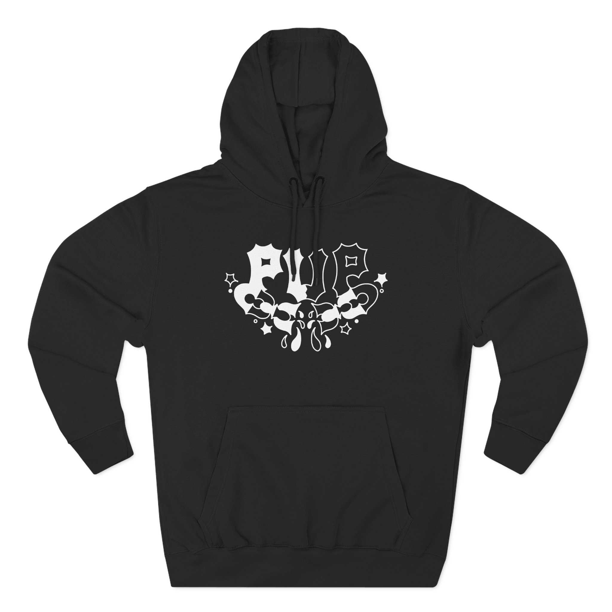Pup Grim Reaping Three-Panel Fleece Hoodie