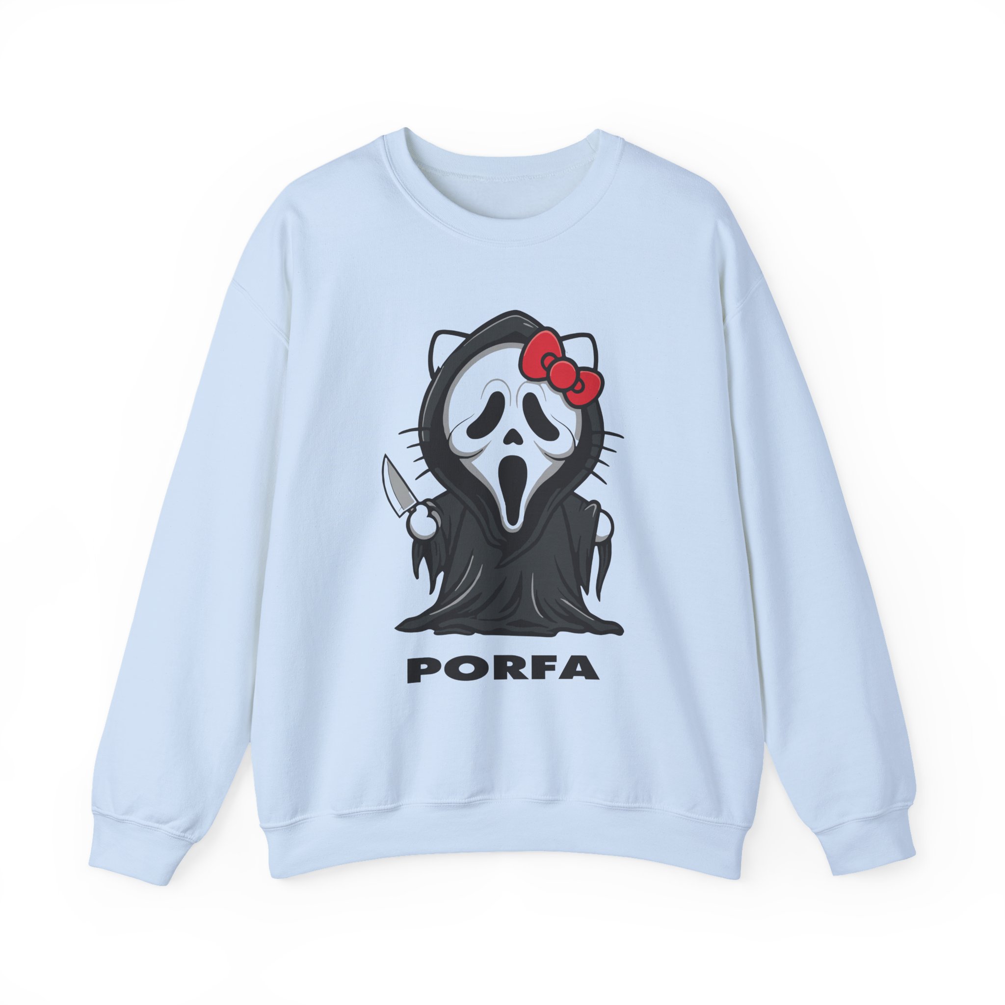 Porfa Scream Halloween Unisex Heavy Blendâ„¢ Crewneck Sweatshirt