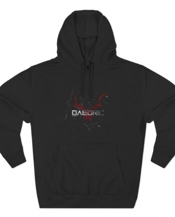 Daedric Eroded Logo Three-Panel Fleece Hoodie