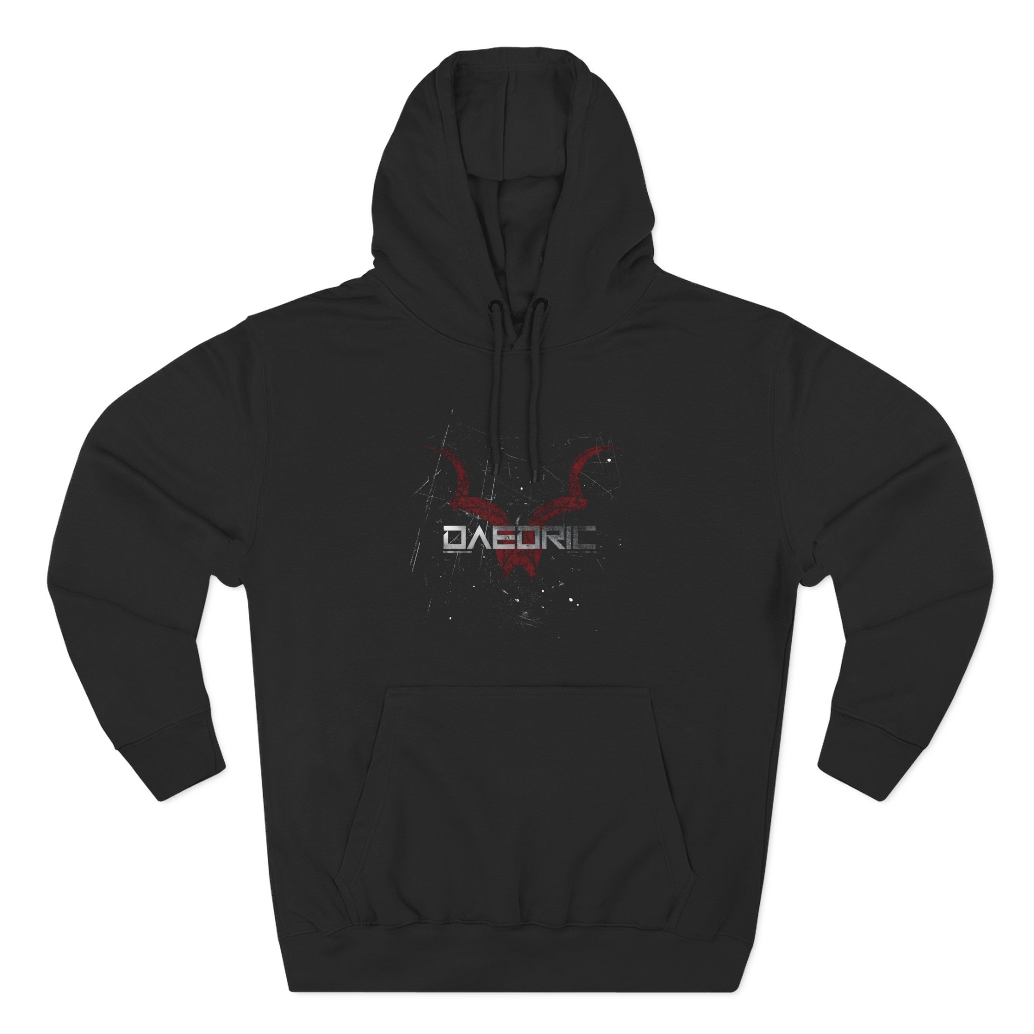 Daedric Eroded Logo Three-Panel Fleece Hoodie
