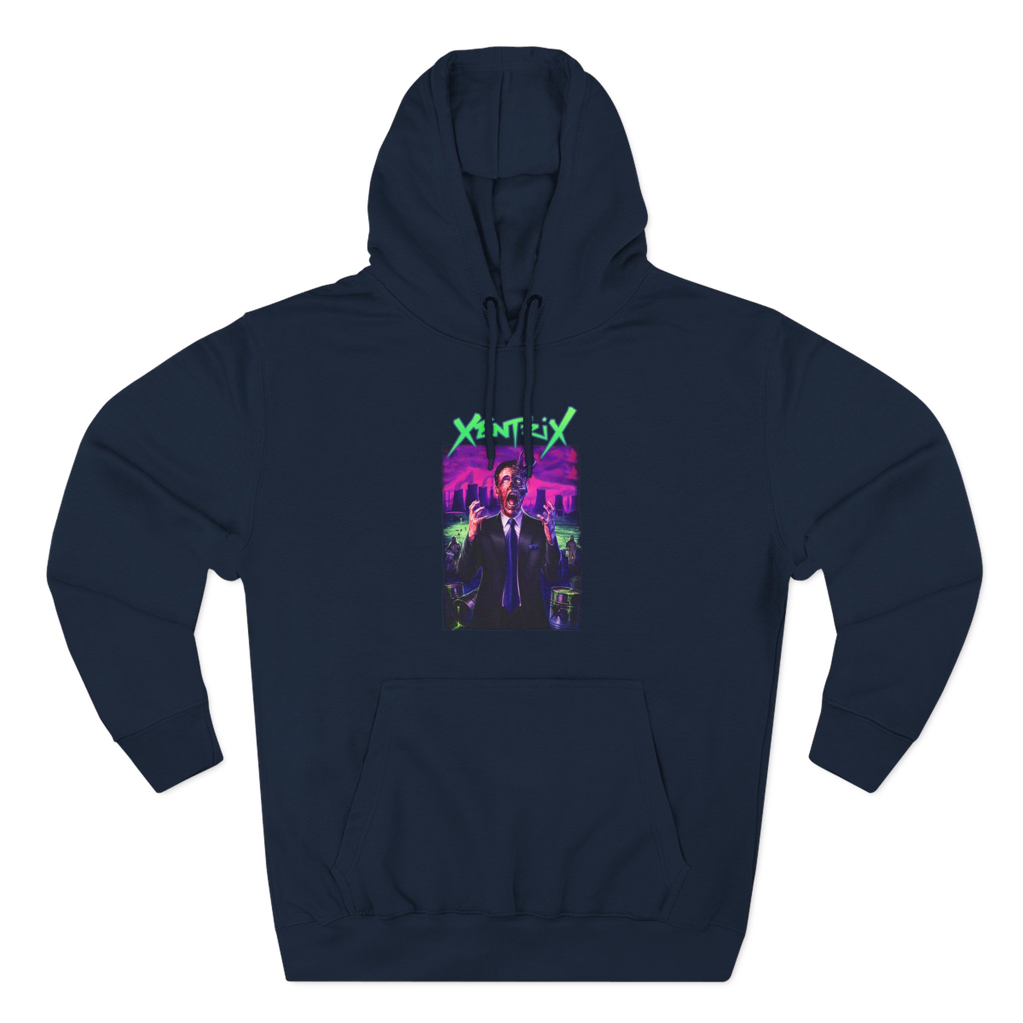 Xentrix Facemelt Three-Panel Fleece Hoodie