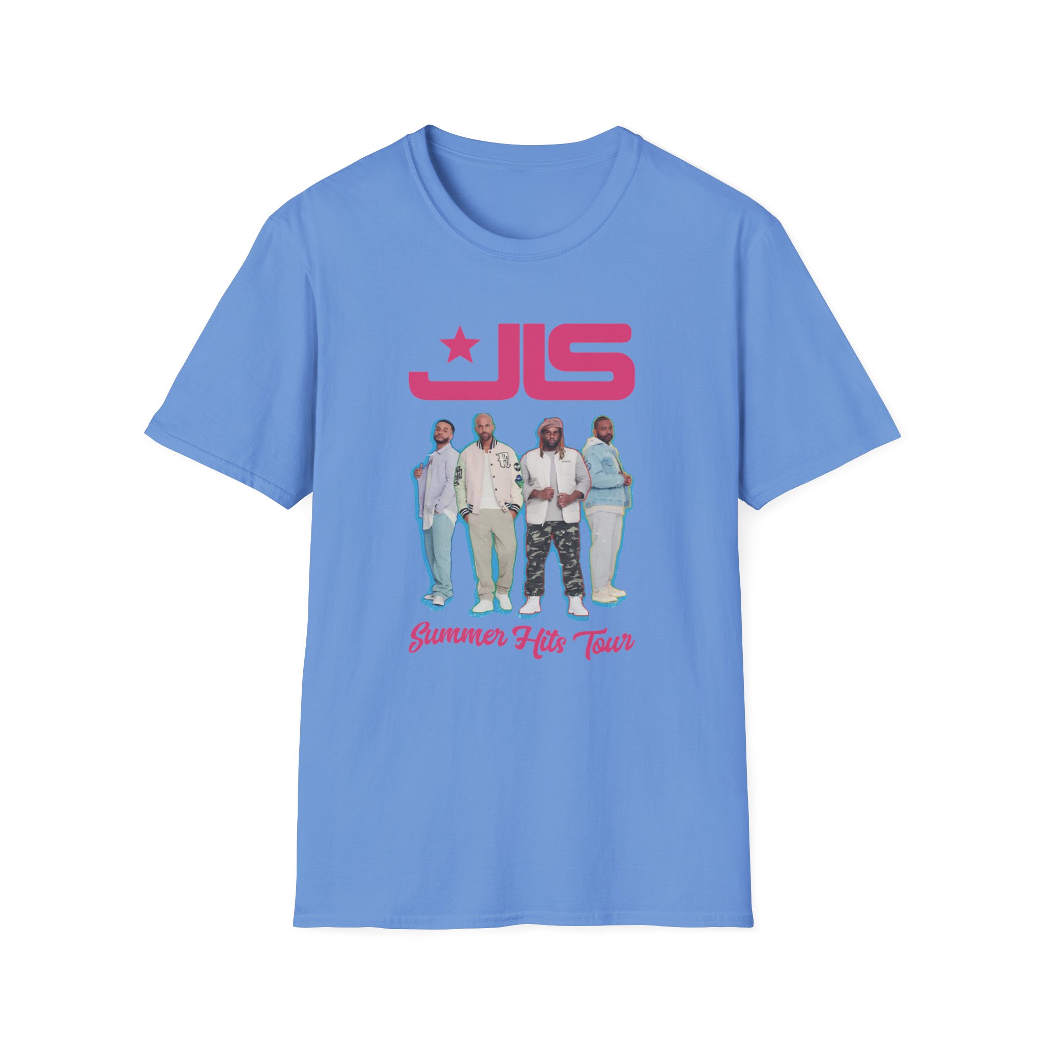 JLS Summer Hits Tour Unisex Softstyle T-Shirt