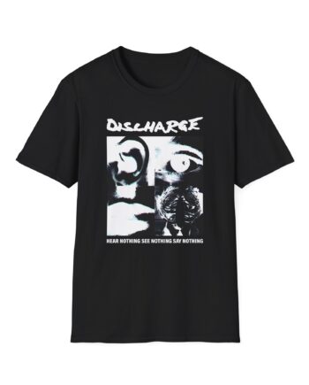 Discharge Hear Nothing Unisex Softstyle T-Shirt
