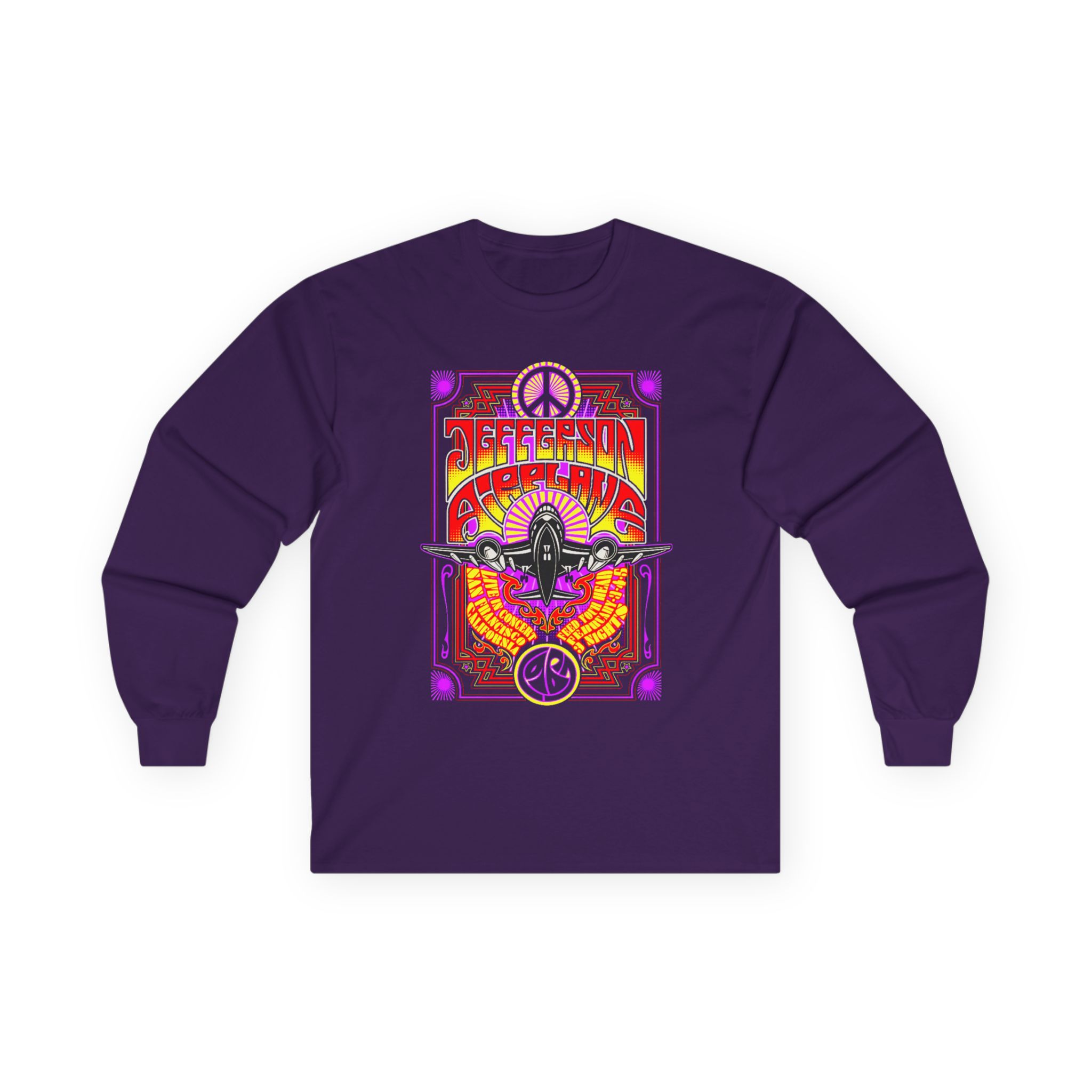 Jefferson Airplane Unisex Ultra Cotton Long Sleeve Tee