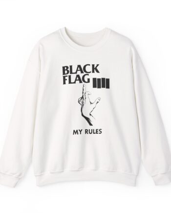 Black Flag My Rules Unisex Heavy Blend™ Crewneck Sweatshirt