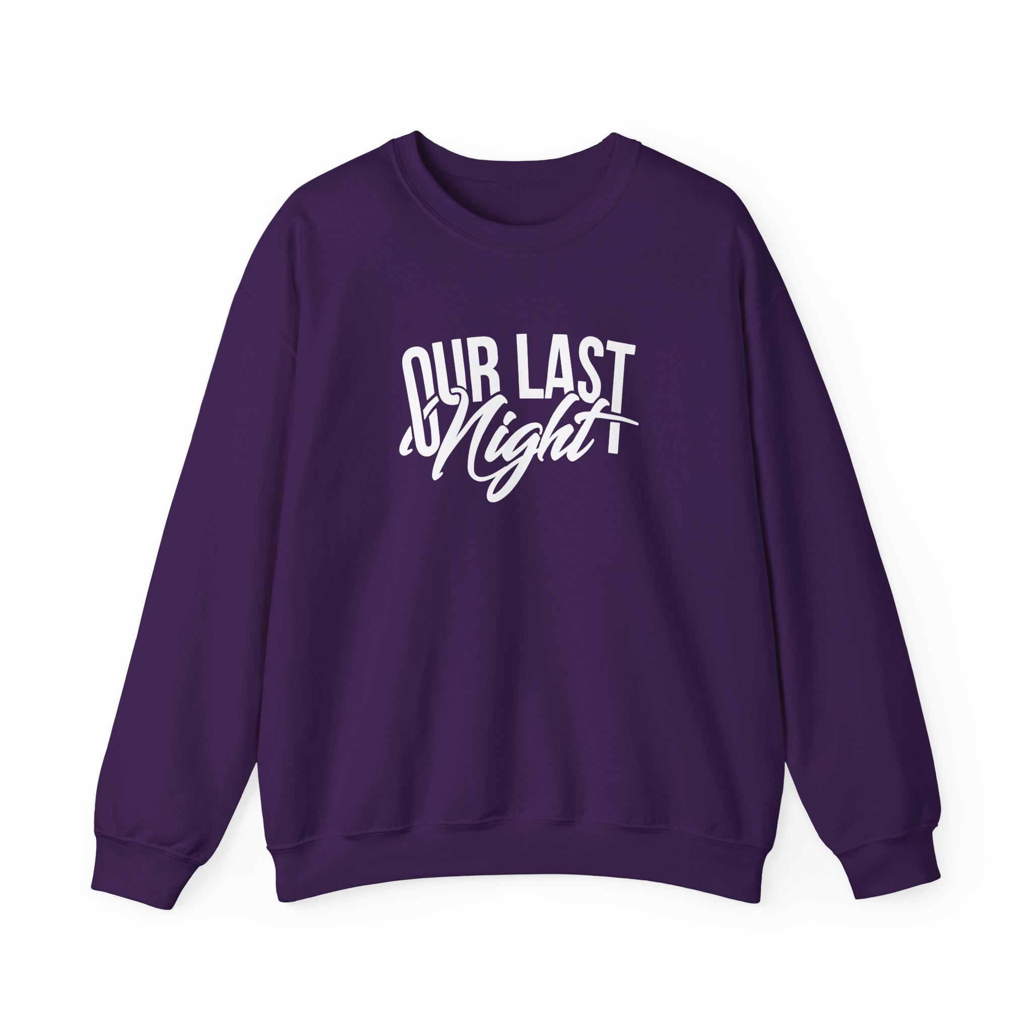 Our Last Night Script Unisex Heavy Blendâ„¢ Crewneck Sweatshirt