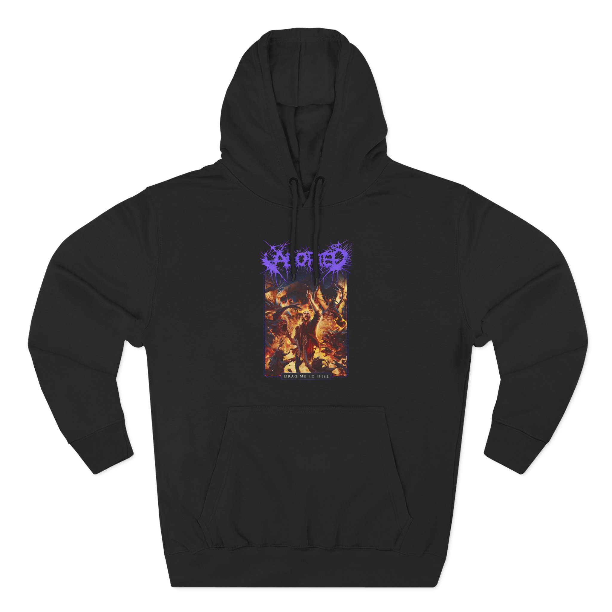 Aborted Drag Me to Hell Three-Panel Fleece Hoodie