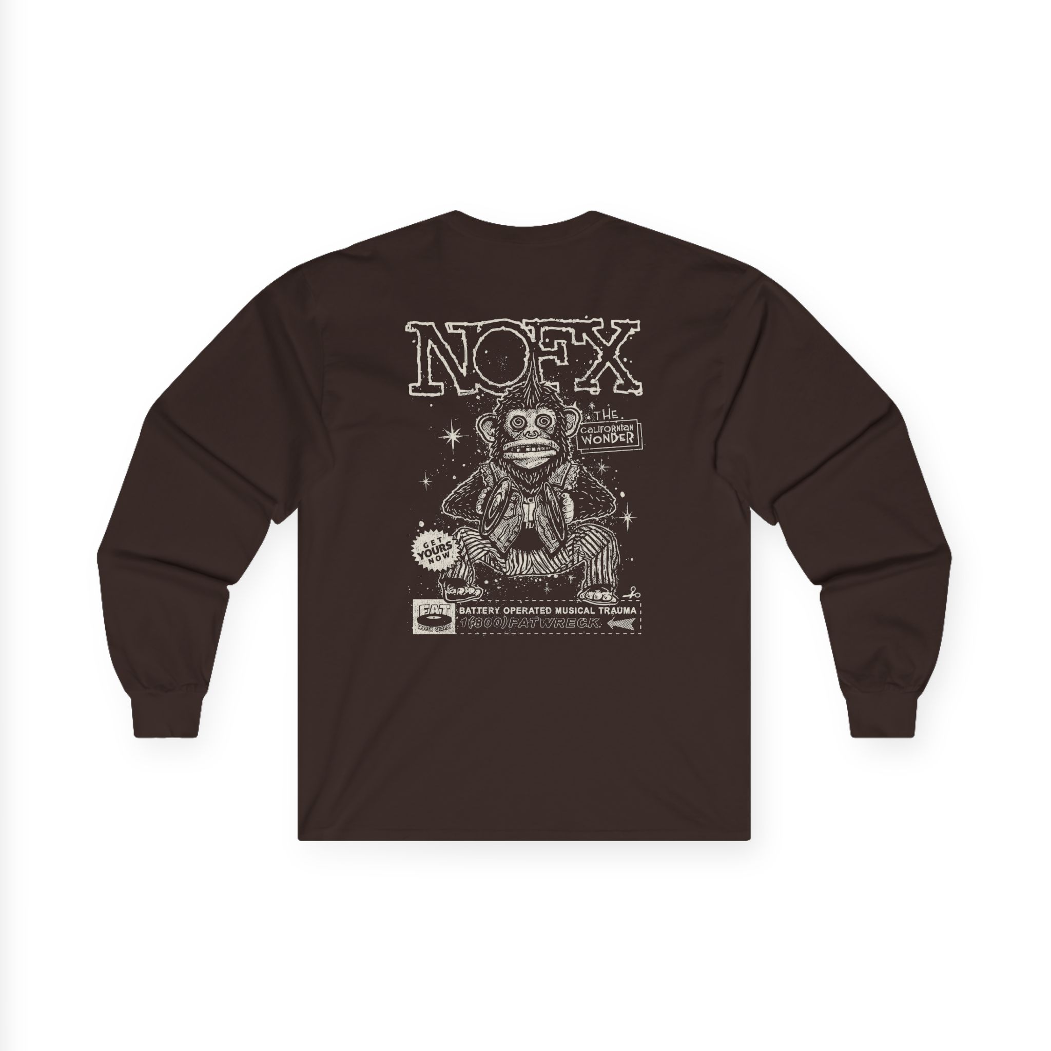 Nofx Chimp Unisex Ultra Cotton Long Sleeve Tee
