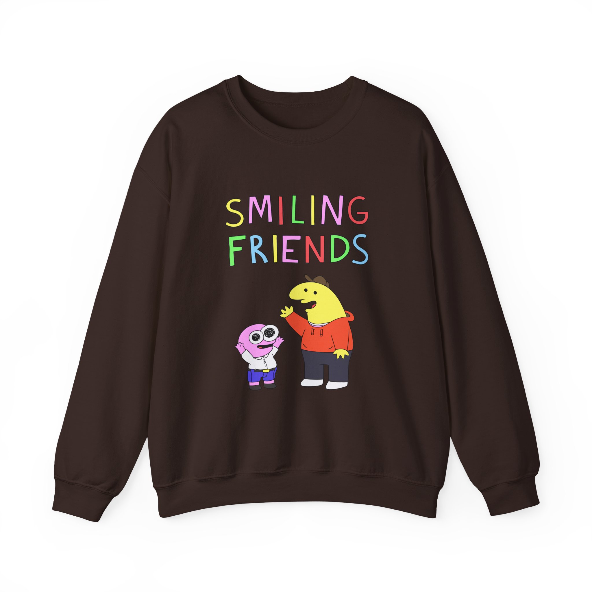 Smiling Friends Charlie Pim Allan Glep Unisex Heavy Blend Crewneck Sweatshirt