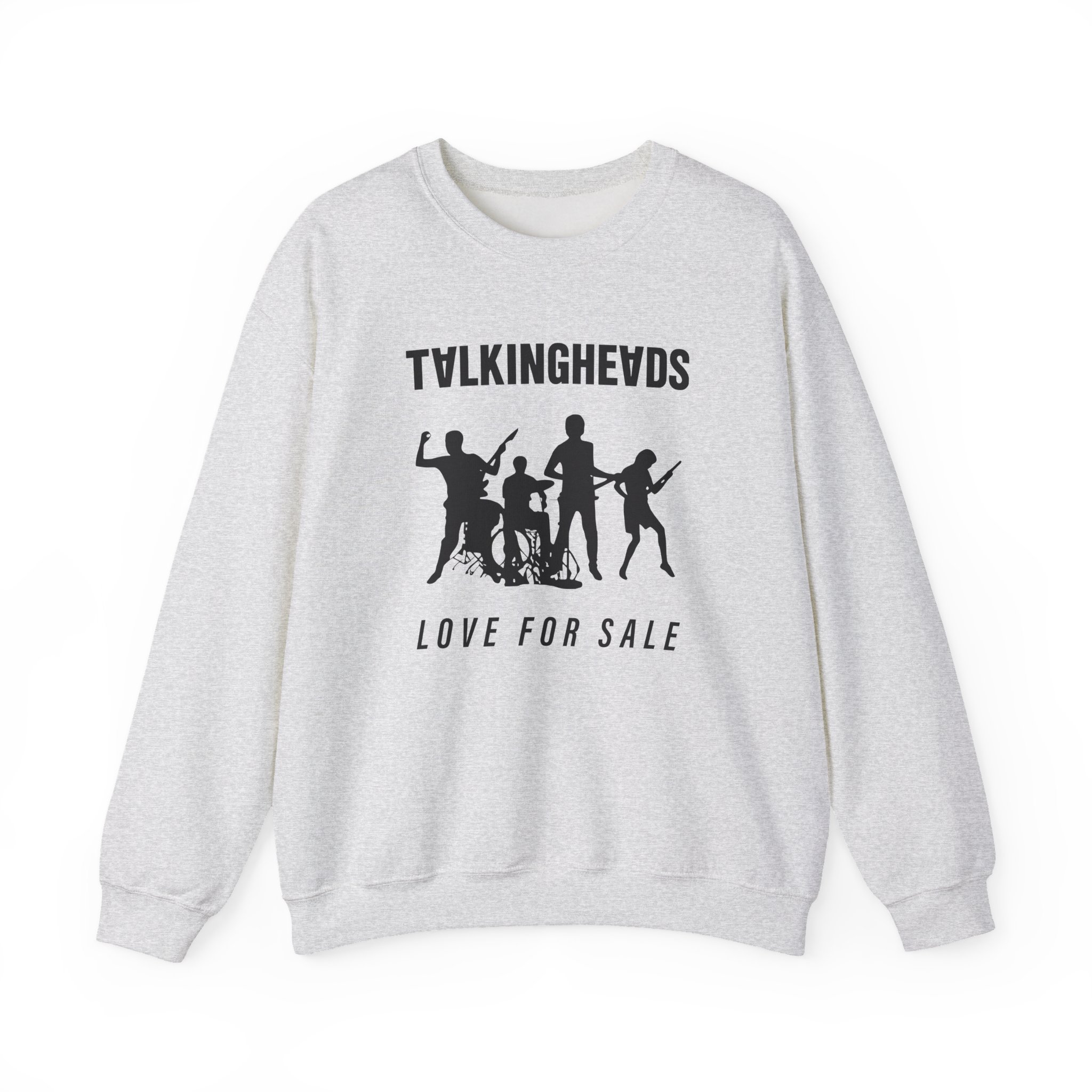 Talking Heads Remain in Light Faces Unisex Heavy Blendâ„¢ Crewneck Sweatshirt