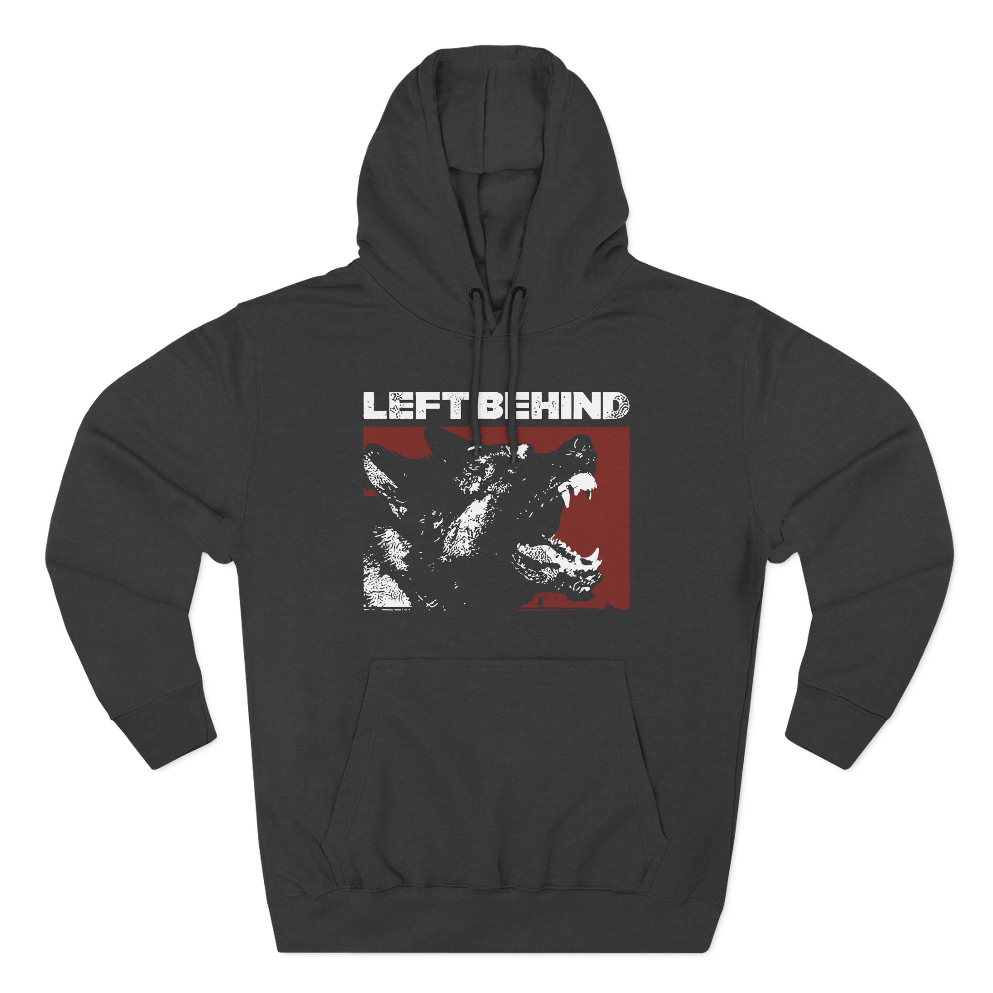 Left Behind Dog Three-Panel Fleece Hoodie
